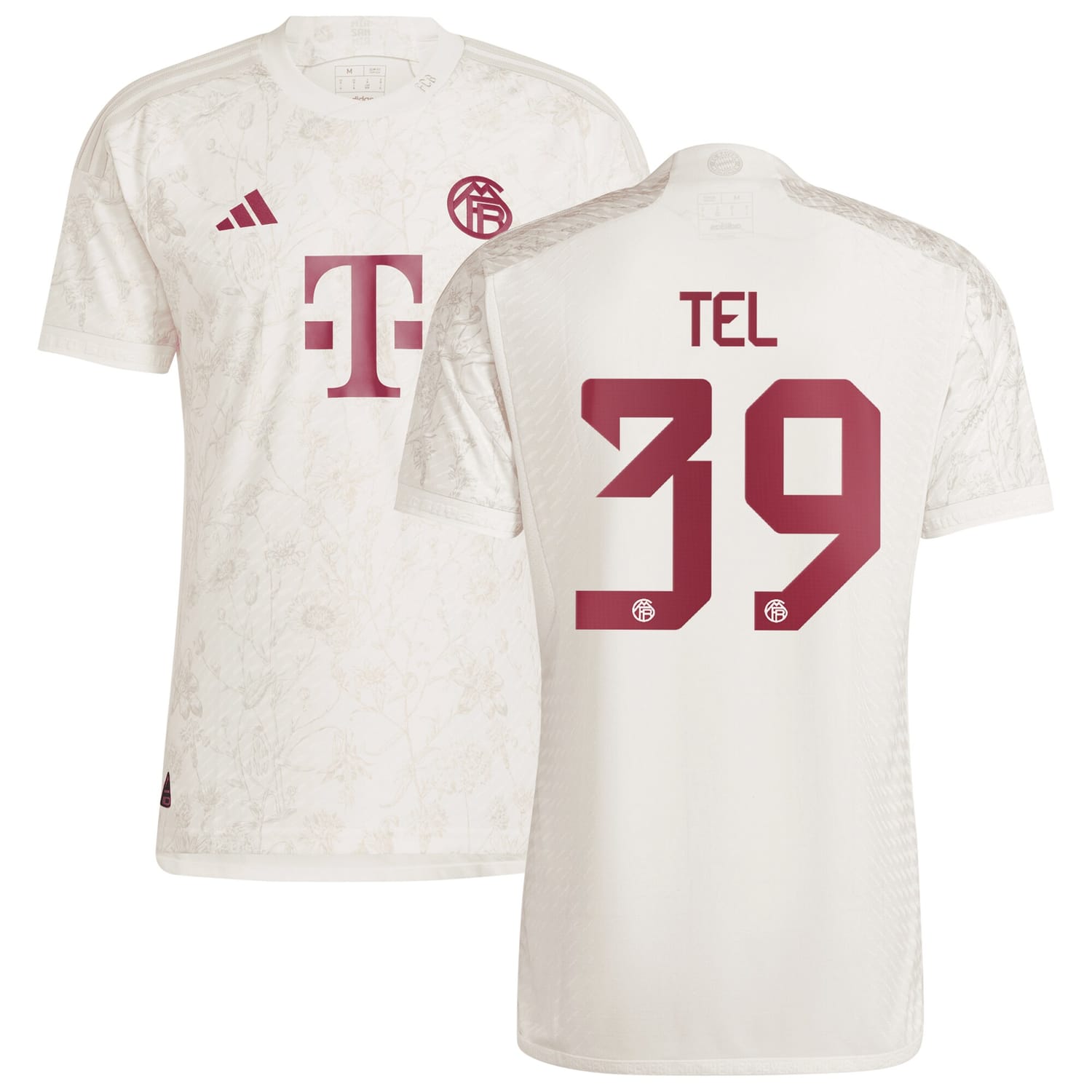 Bundesliga Bayern Munich Third Authentic Jersey Shirt 2023-24 player Tel 39 printing for Men