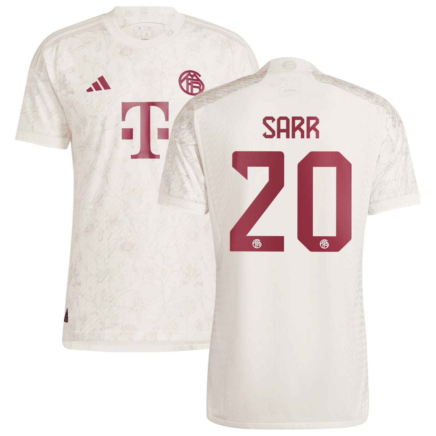 Bundesliga Bayern Munich Third Authentic Jersey Shirt 2023-24 player Bouna Sarr 20 printing for Men