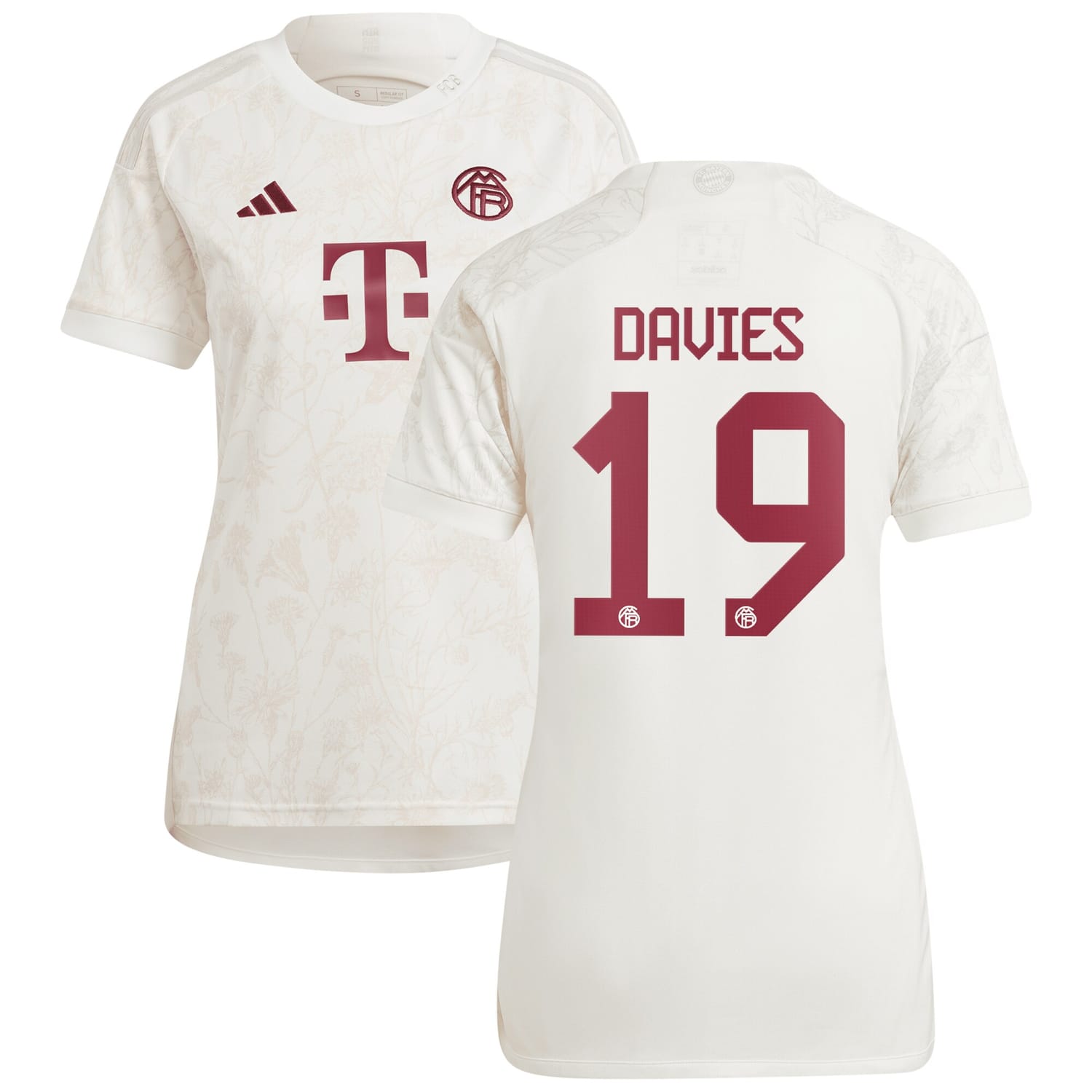 Bundesliga Bayern Munich Third Jersey Shirt 2023-24 player Alphonso Davies 19 printing for Women