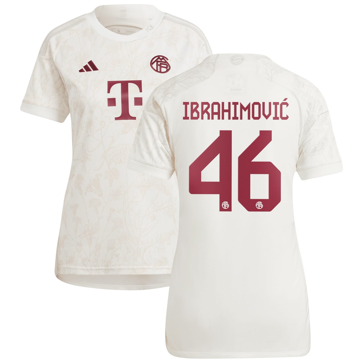 Bundesliga Bayern Munich Third Jersey Shirt 2023-24 player Ibrahimovic 46 printing for Women