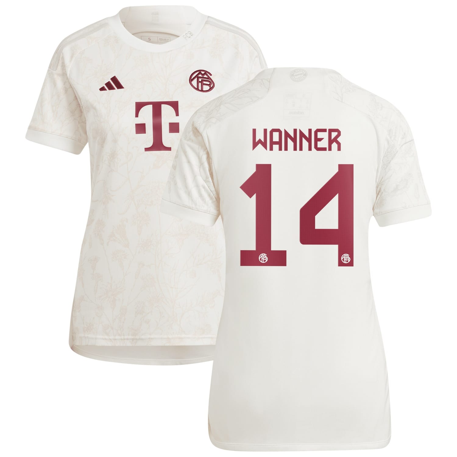 Bundesliga Bayern Munich Third Jersey Shirt 2023-24 player Paul Wanner 14 printing for Women