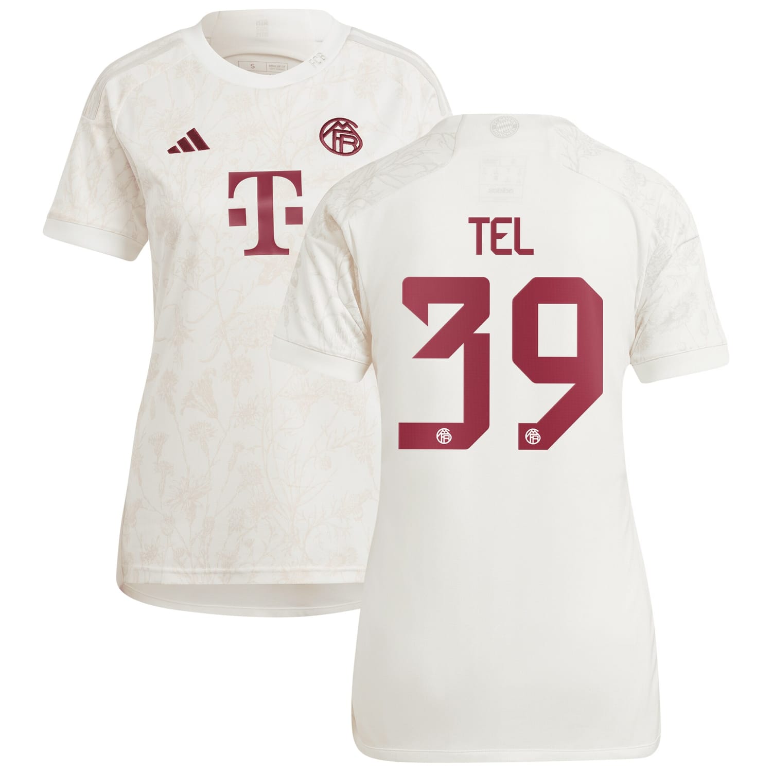 Bundesliga Bayern Munich Third Jersey Shirt 2023-24 player Tel 39 printing for Women
