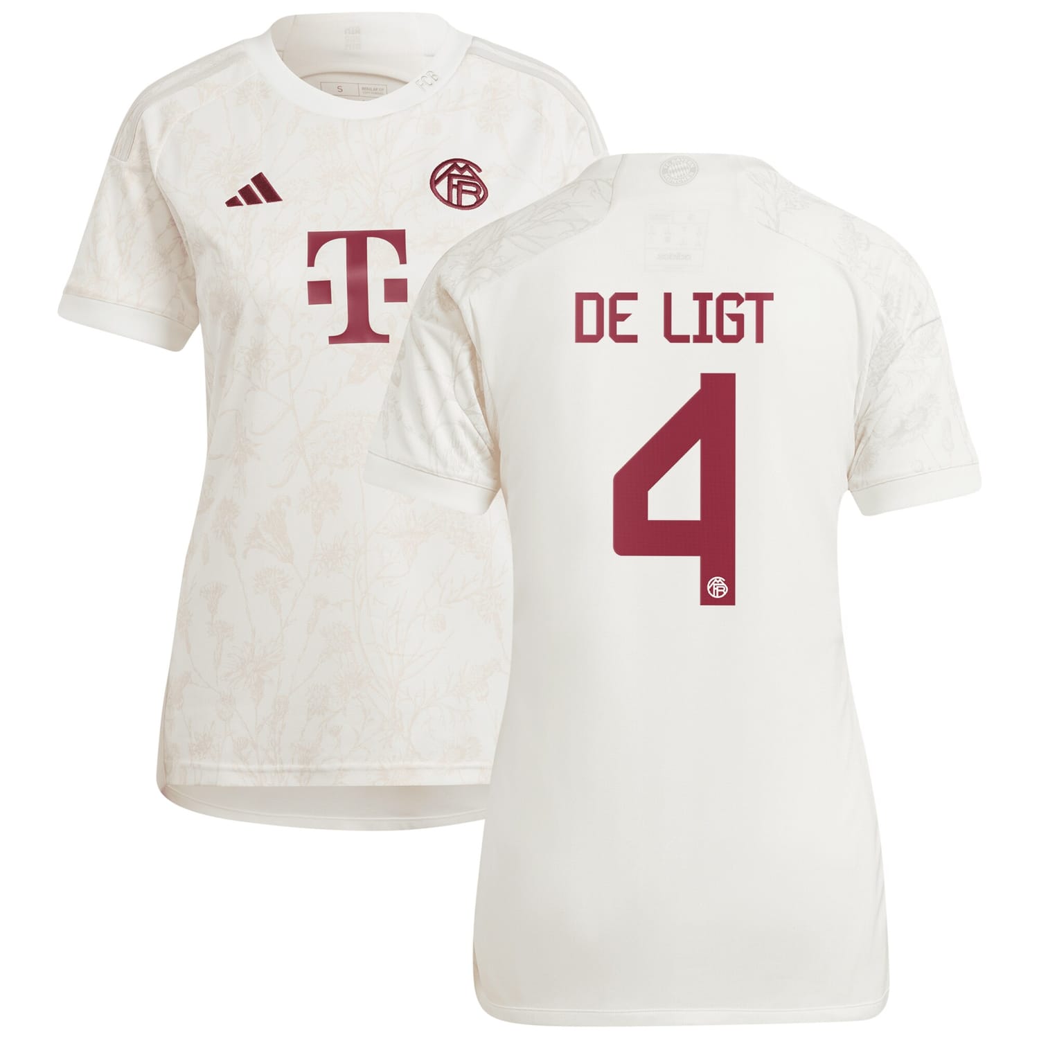 Bundesliga Bayern Munich Third Jersey Shirt 2023-24 player Matthijs de Ligt 4 printing for Women