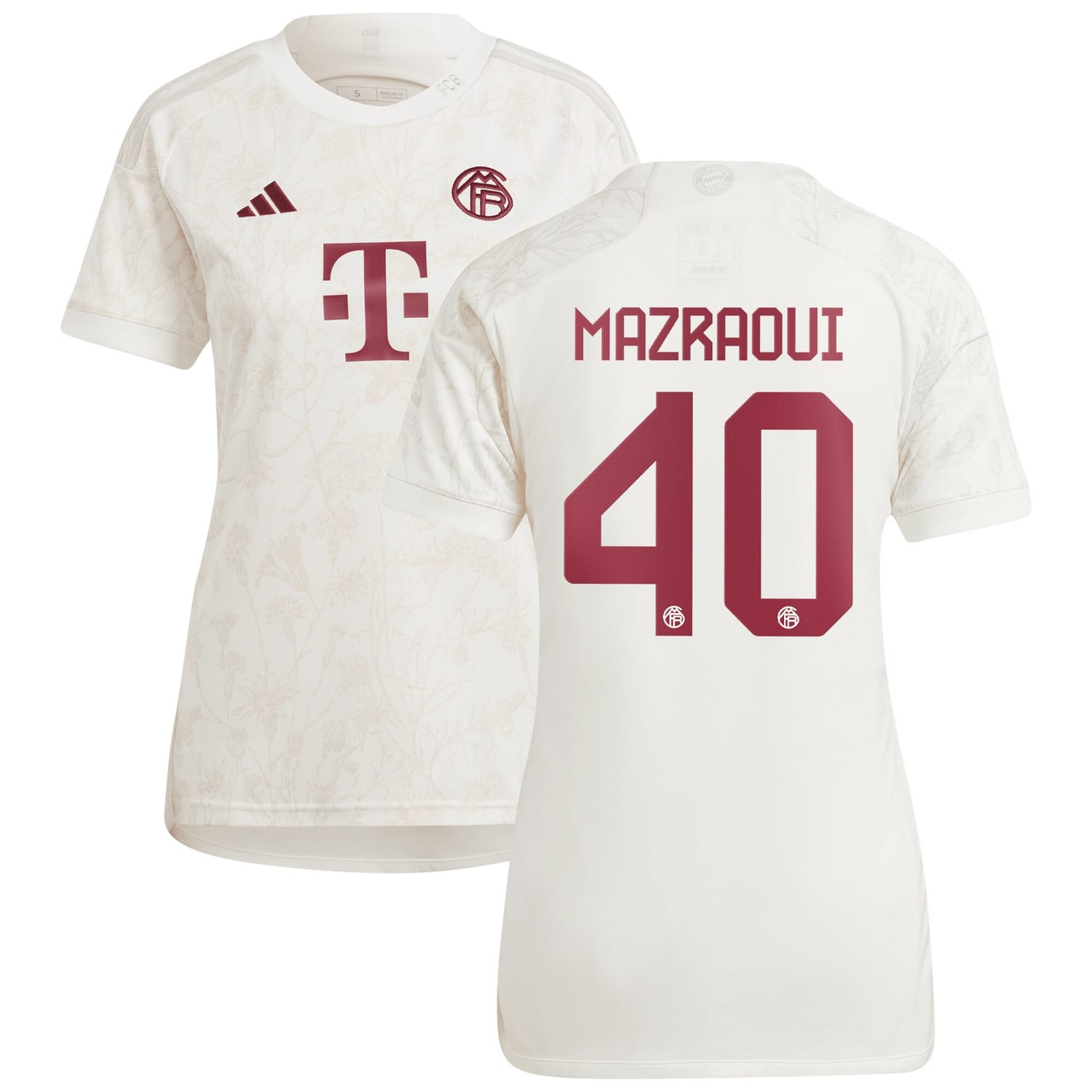 Bundesliga Bayern Munich Third Jersey Shirt 2023-24 player Noussair Mazraoui 40 printing for Women