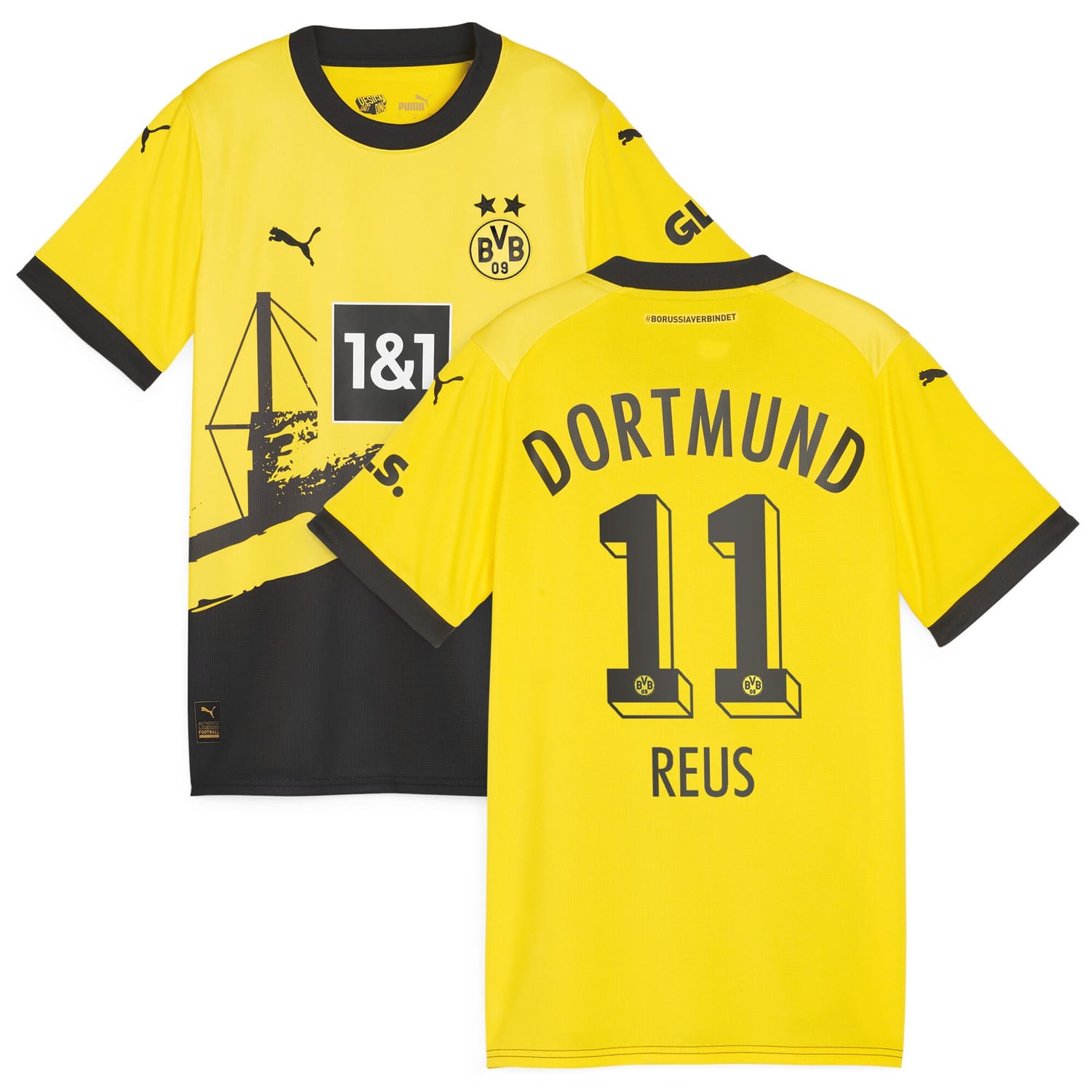 Bundesliga Borussia Dortmund Home Jersey Shirt 2023-24 player Marco Reus 11 printing for Women