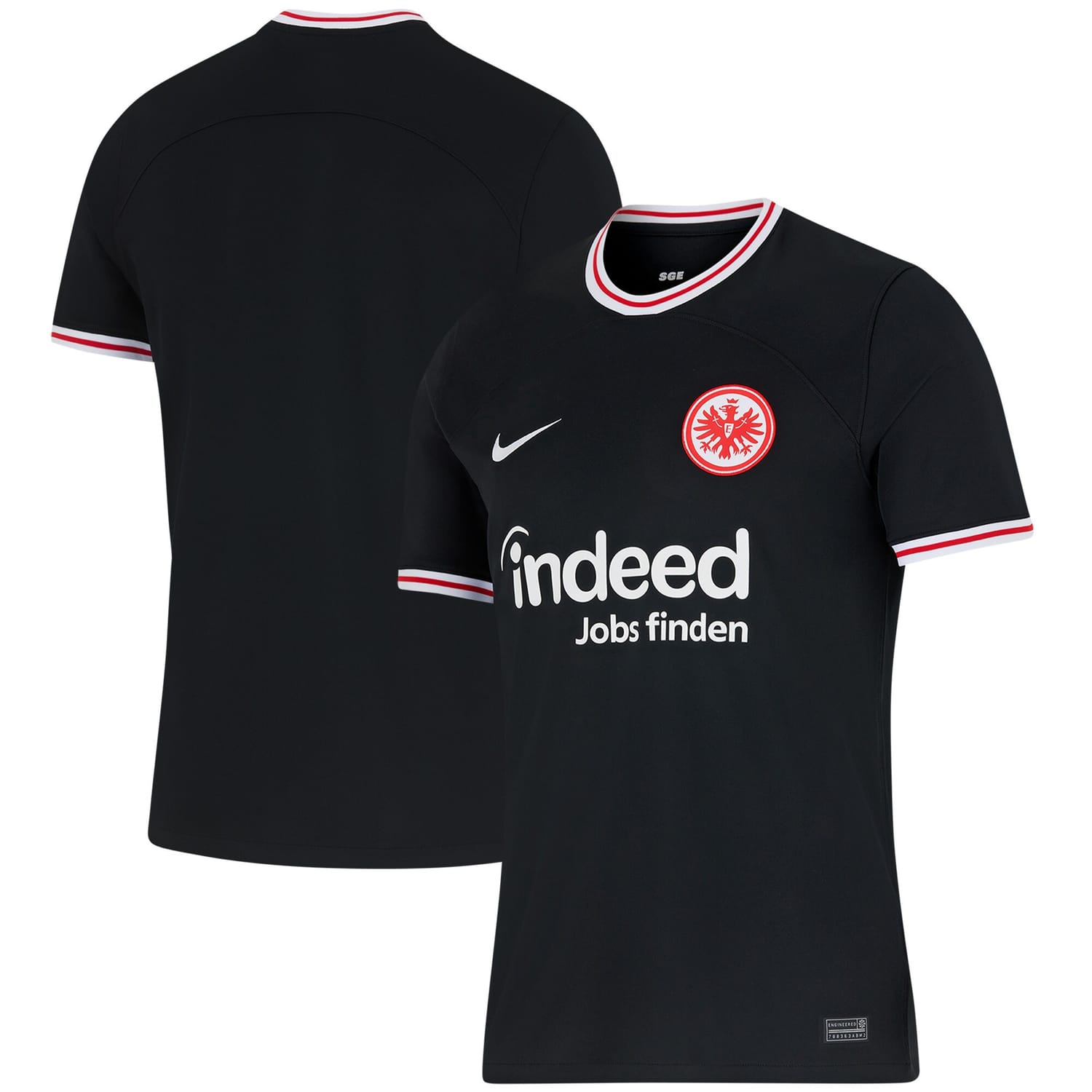 Bundesliga Eintracht Frankfurt Away Jersey Shirt 2023-24 for Men