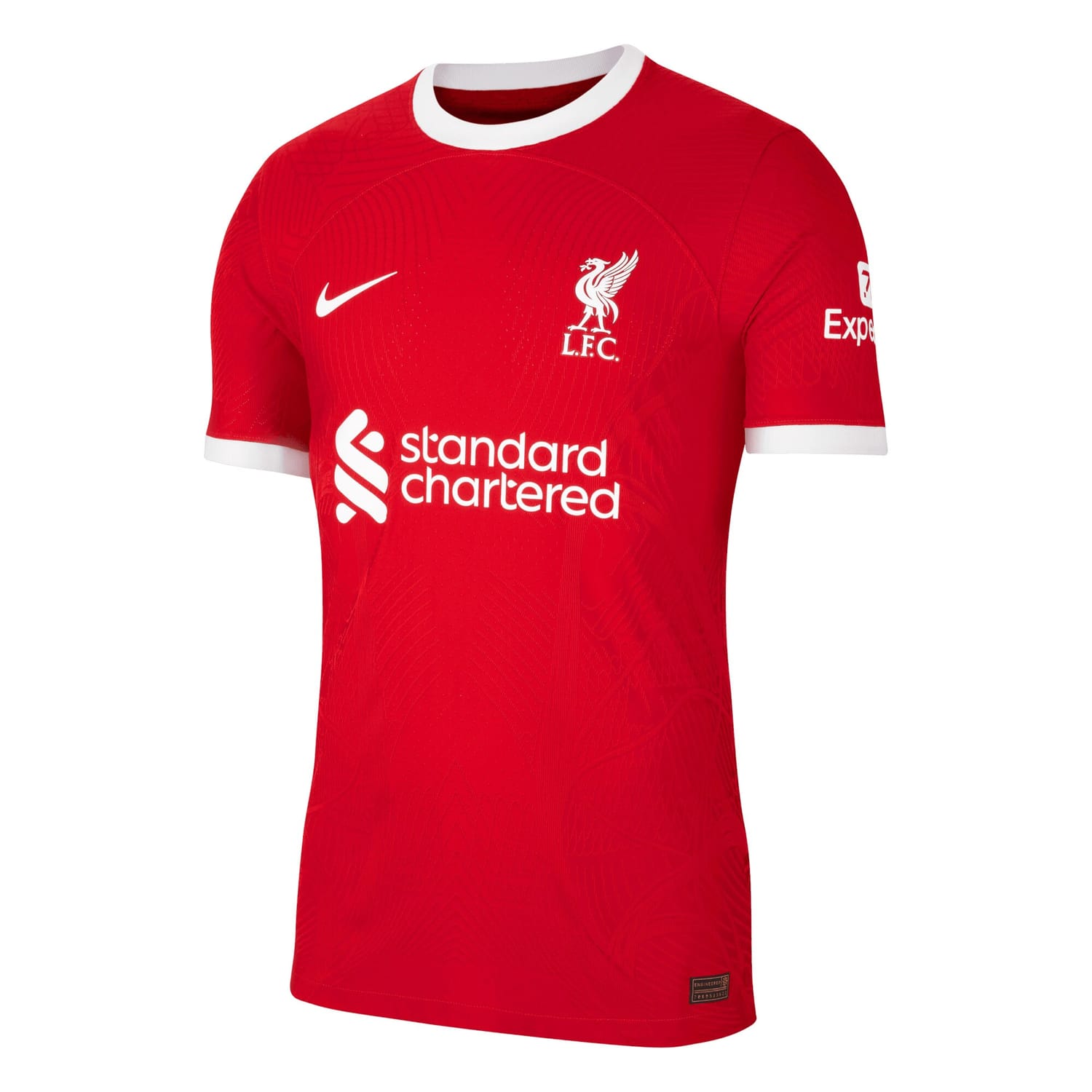 Premier League Liverpool Home Authentic Jersey Shirt 2023-24 player Virgil van Dijk 4 printing for Men