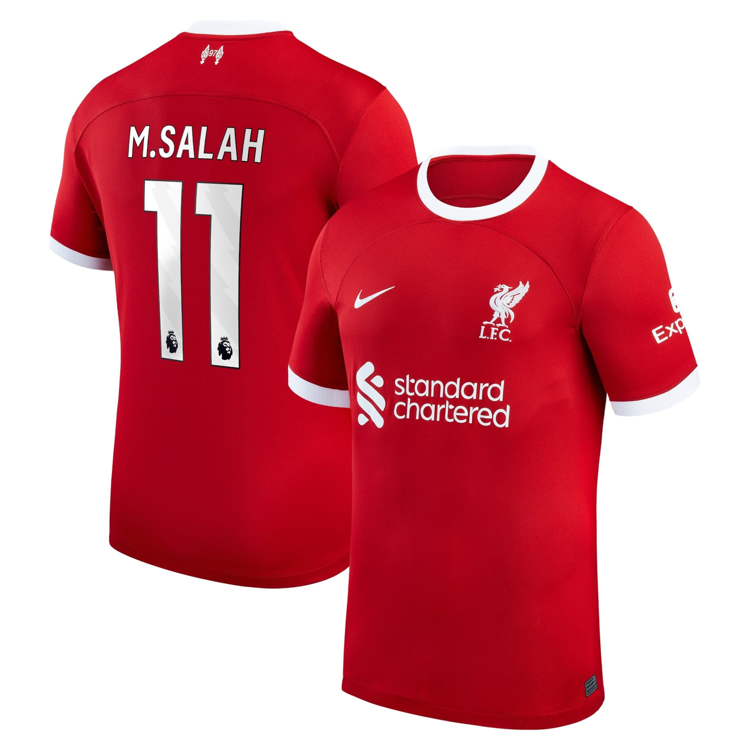 Premier League Liverpool Home Jersey Shirt 2023-24 player Mohamed Salah 11 printing for Men