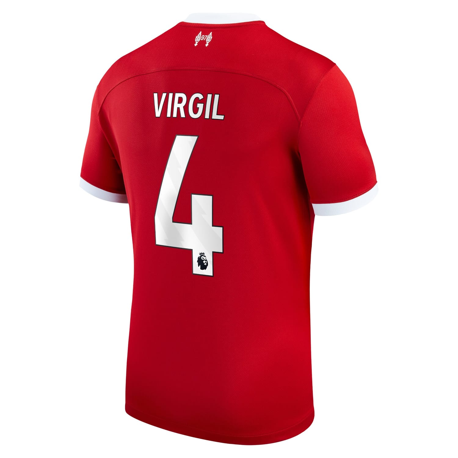 Premier League Liverpool Home Jersey Shirt 2023-24 player Virgil van Dijk 4 printing for Men