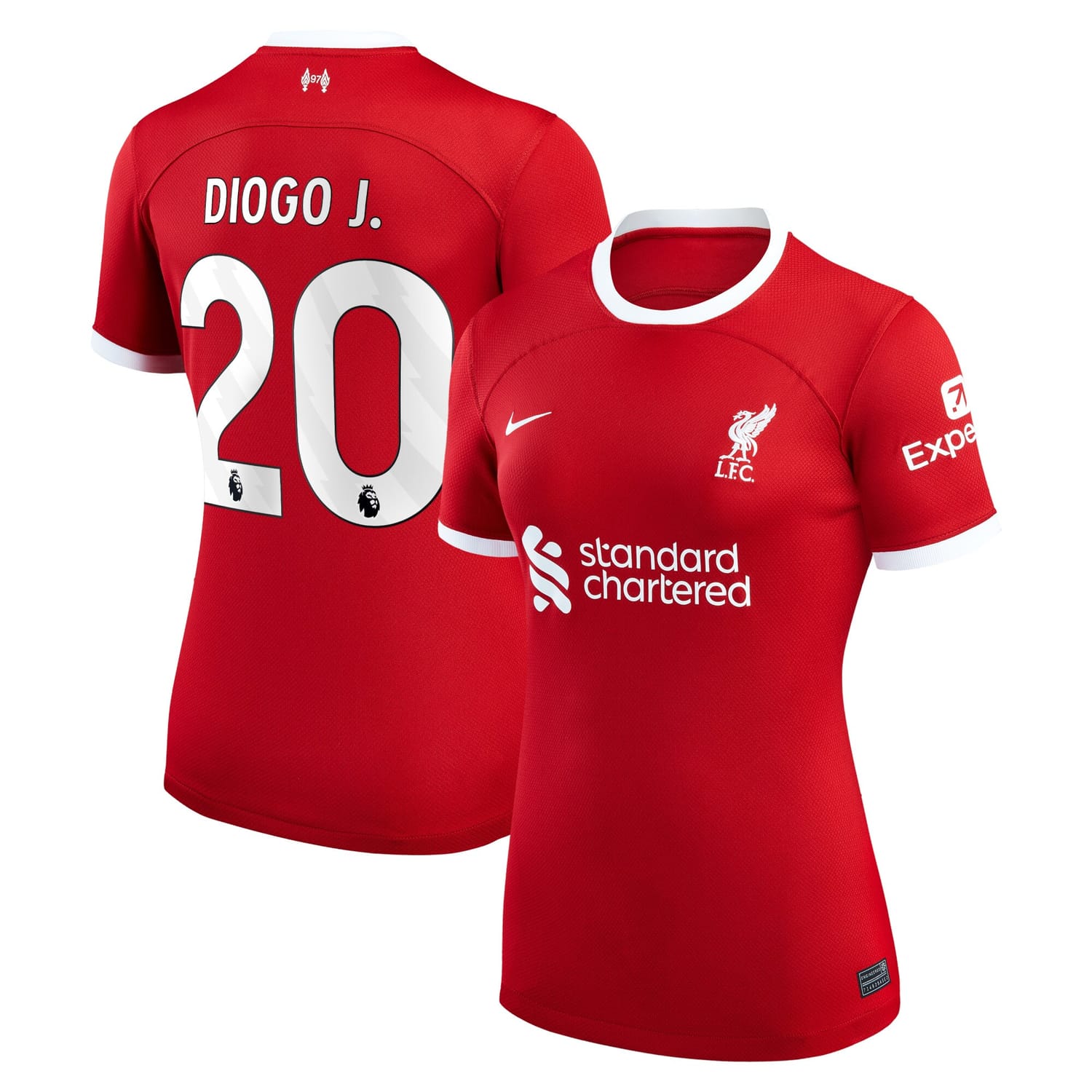 Premier League Liverpool Home Jersey Shirt 2023-24 player Diogo Jota 20 printing for Women