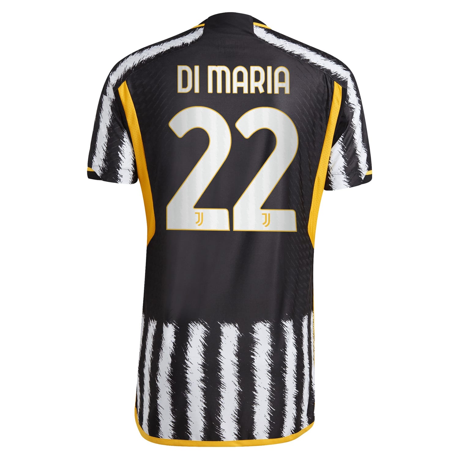 Serie A Juventus Home Authentic Jersey Shirt 2023-24 player Angel Di Maria 22 printing for Men