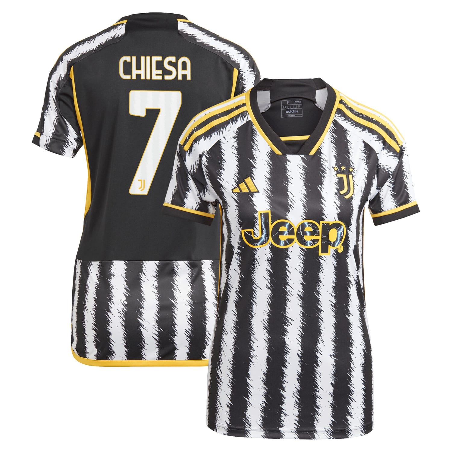 Serie A Juventus Home Jersey Shirt 2023-24 player Federico Chiesa 7 printing for Women