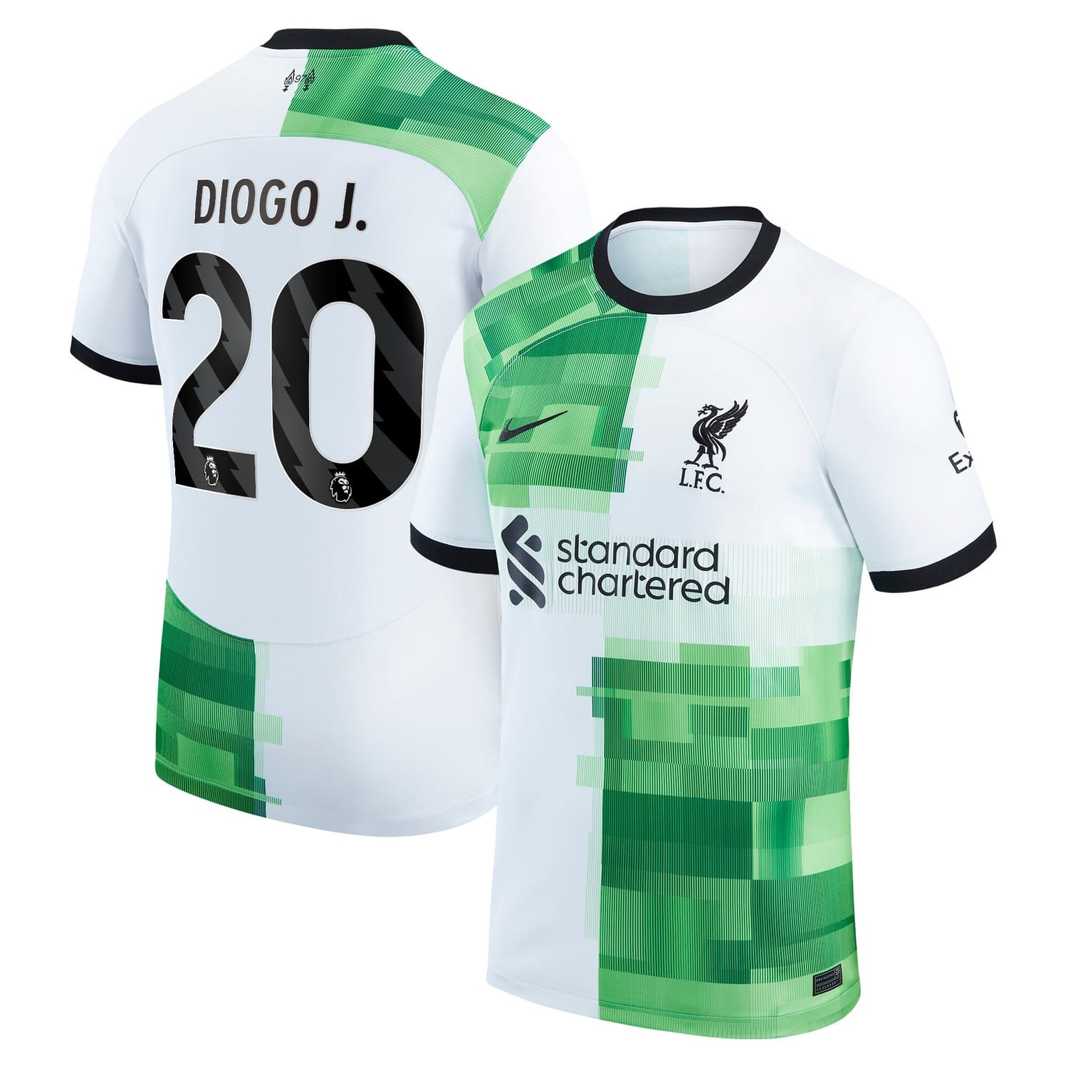 Premier League Liverpool Away Jersey Shirt 2023-24 player Diogo Jota 20 printing for Men