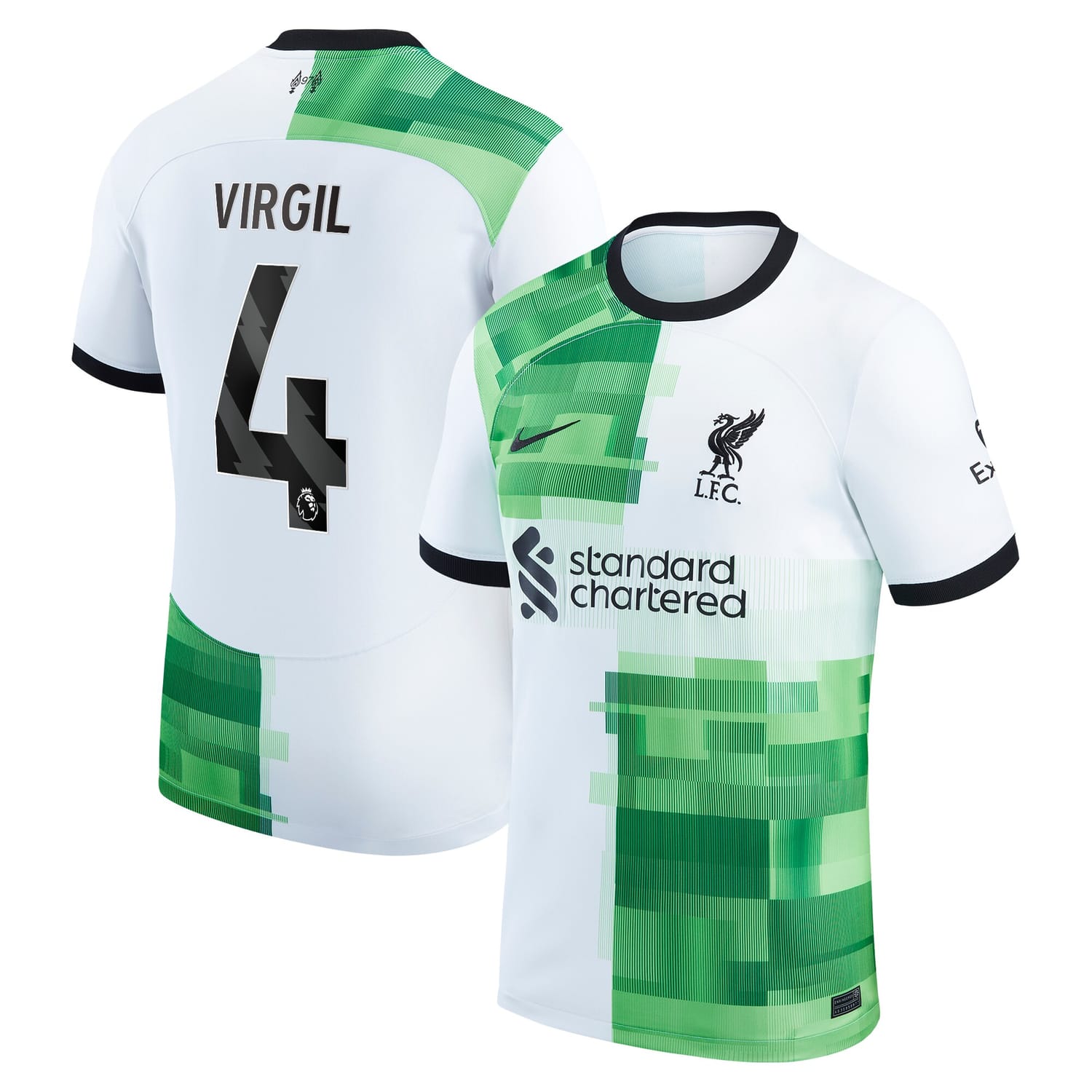Premier League Liverpool Away Jersey Shirt 2023-24 player Virgil van Dijk 4 printing for Men