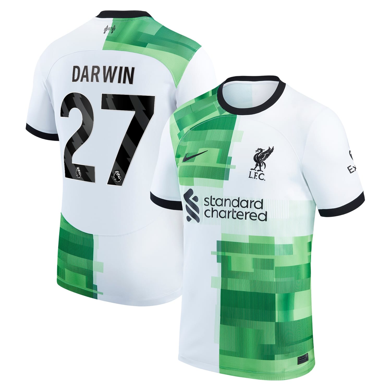 Premier League Liverpool Away Jersey Shirt 2023-24 player Darwin Núñez 27 printing for Men