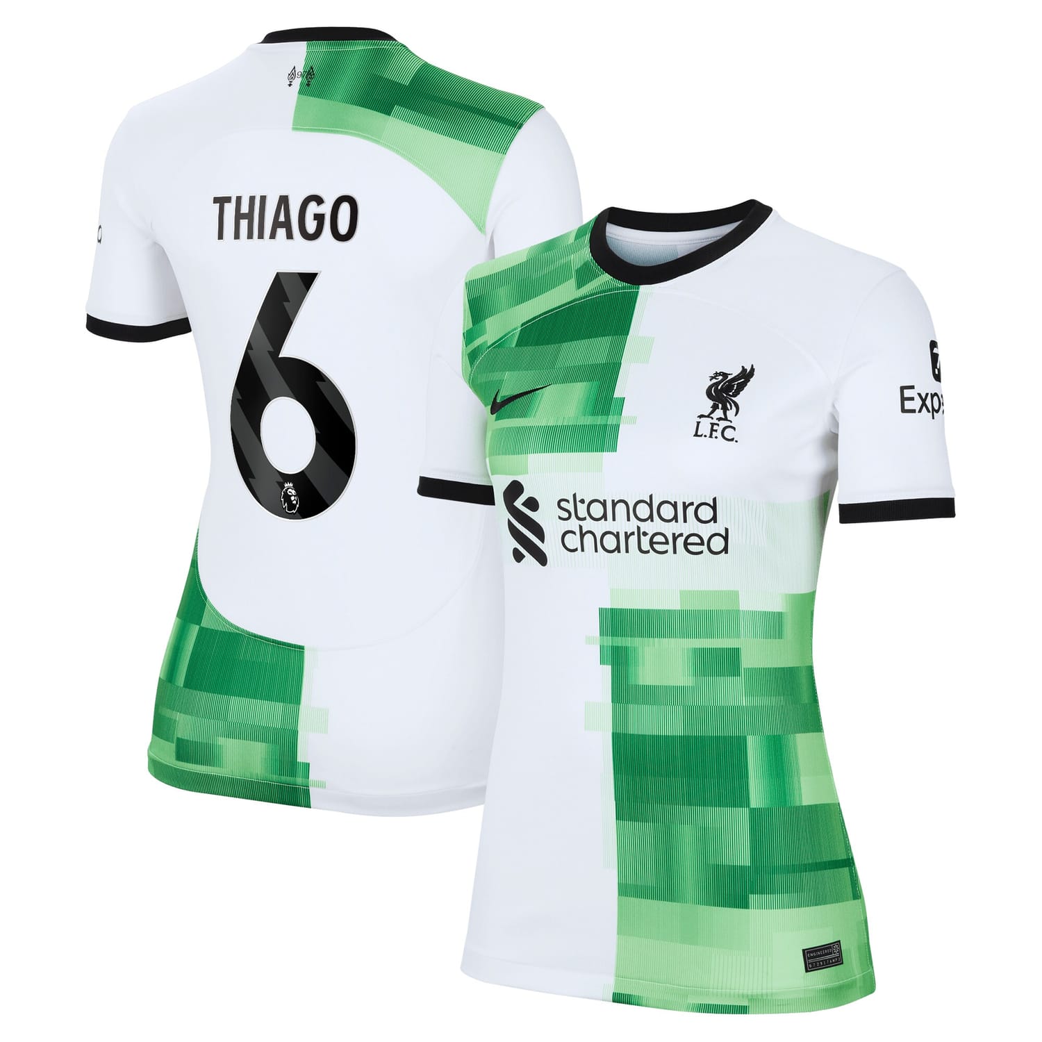 Premier League Liverpool Away Jersey Shirt 2023-24 player Thiago 6 printing for Women