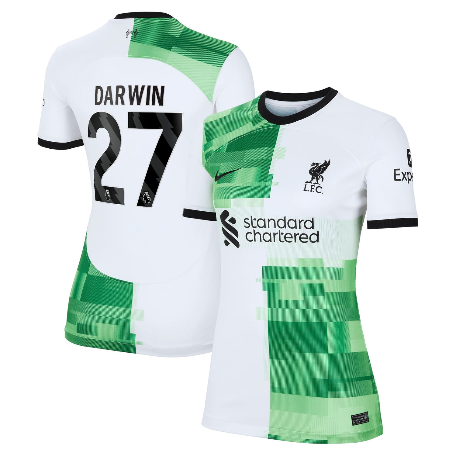 Premier League Liverpool Away Jersey Shirt 2023-24 player Darwin Núñez 27 printing for Women