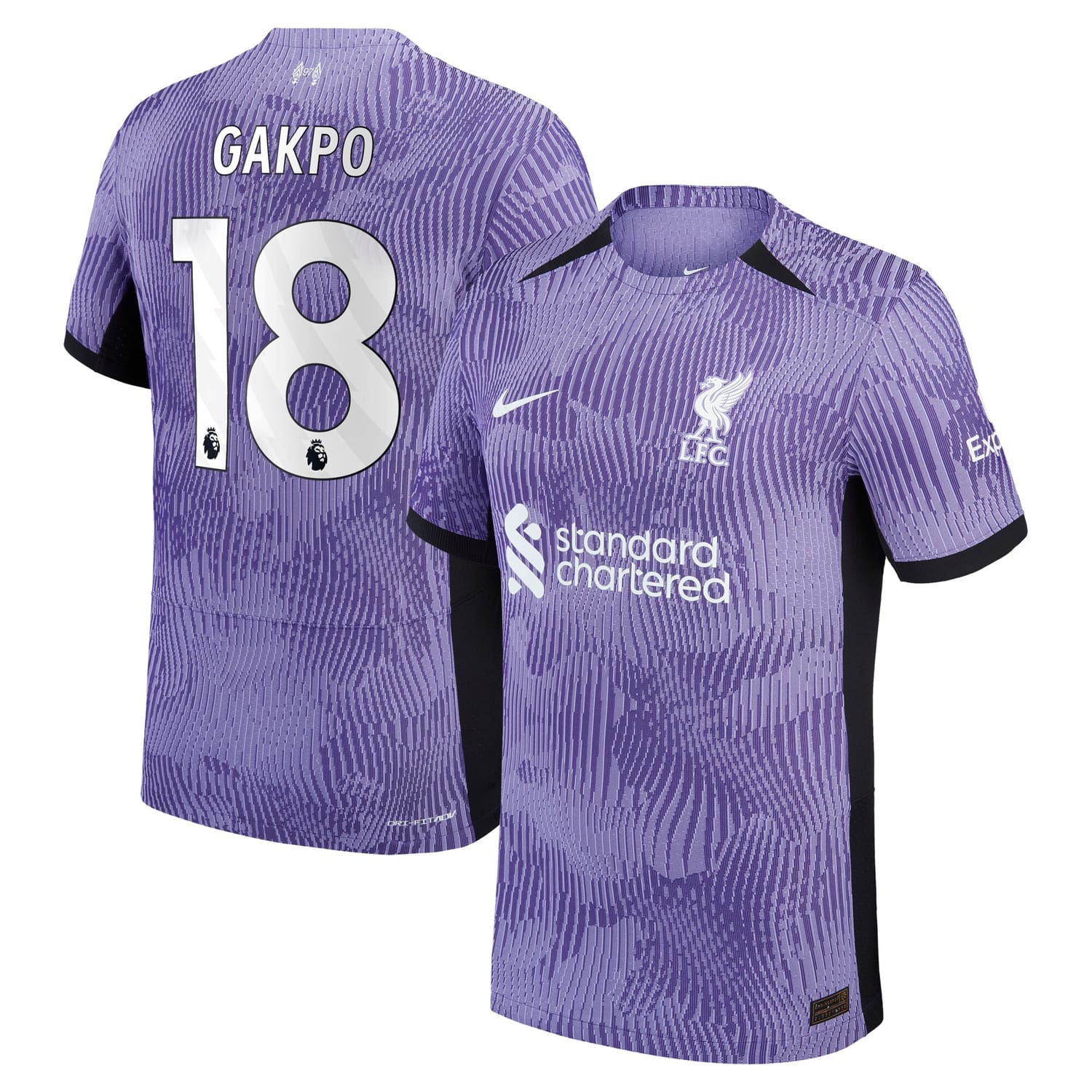 Premier League Liverpool Third Authentic Jersey Shirt 2023-24 player Cody Gakpo 18 printing for Men