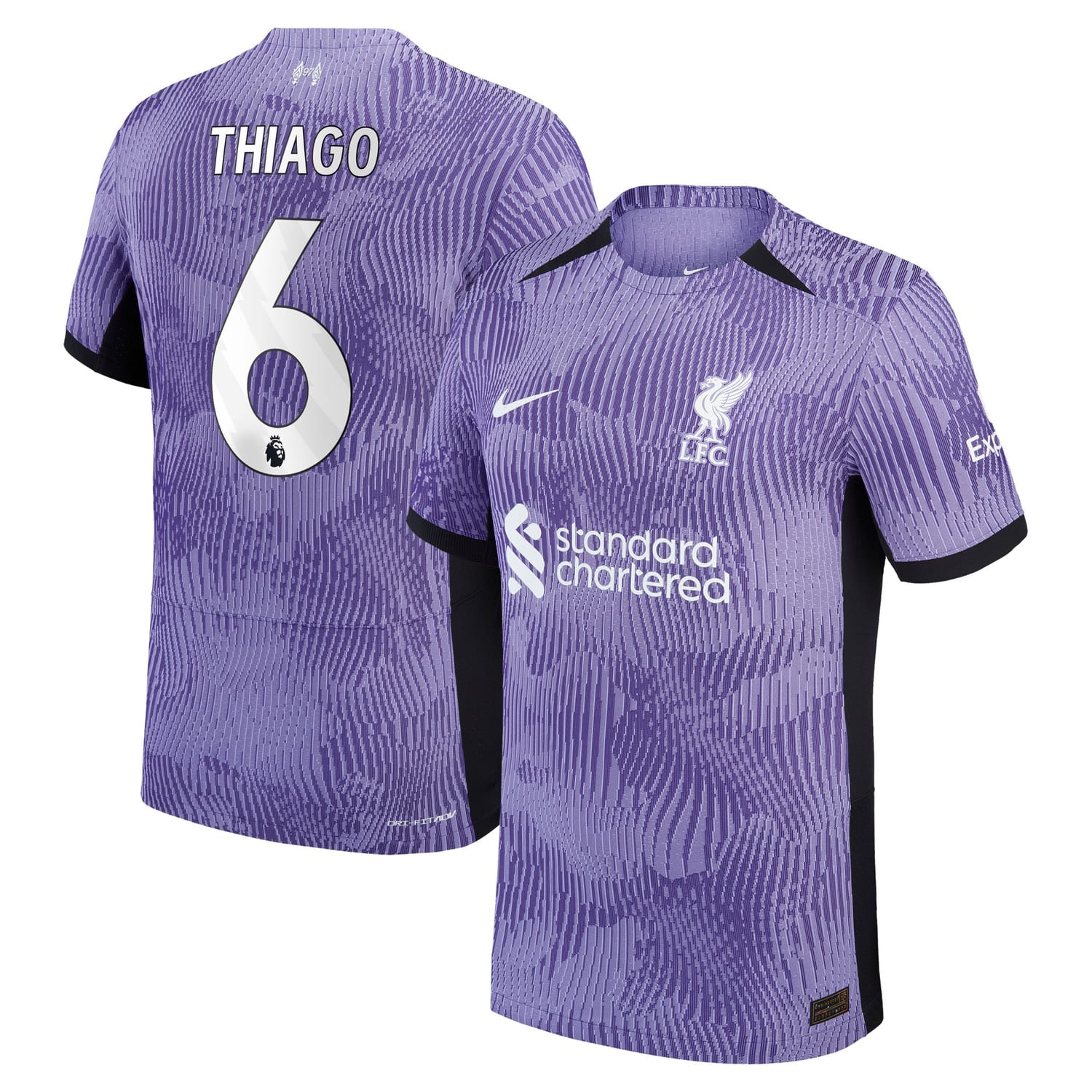 Premier League Liverpool Third Authentic Jersey Shirt 2023-24 player Thiago Alcantara 6 printing for Men