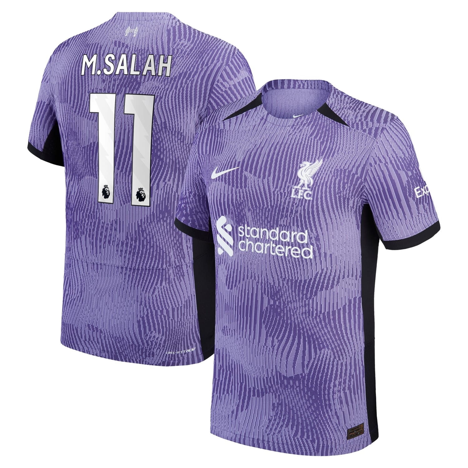 Premier League Liverpool Third Authentic Jersey Shirt 2023-24 player Mohamed Salah 11 printing for Men