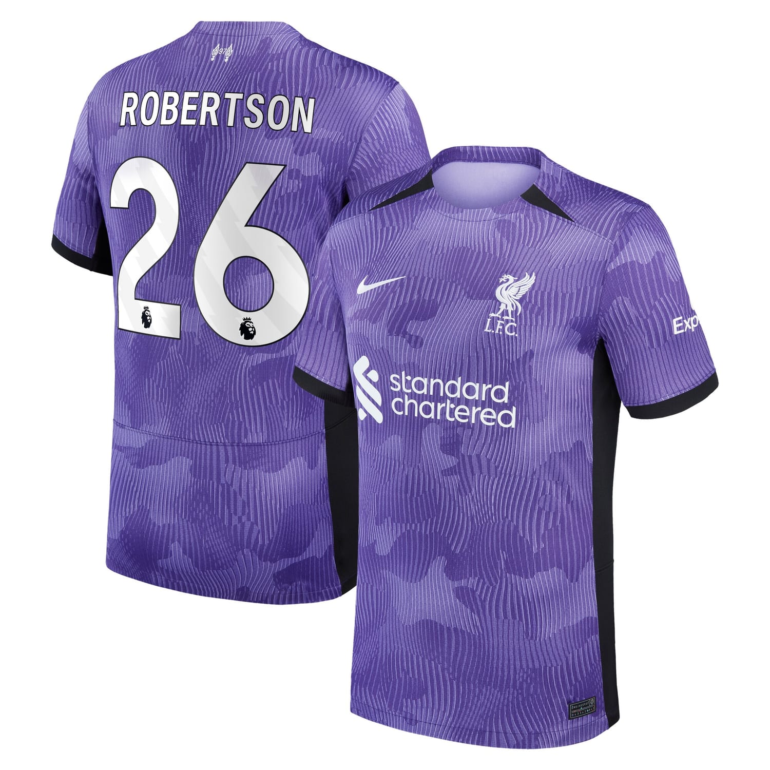 Premier League Liverpool Third Jersey Shirt 2023-24 player Andrew Robertson 26 printing for Men