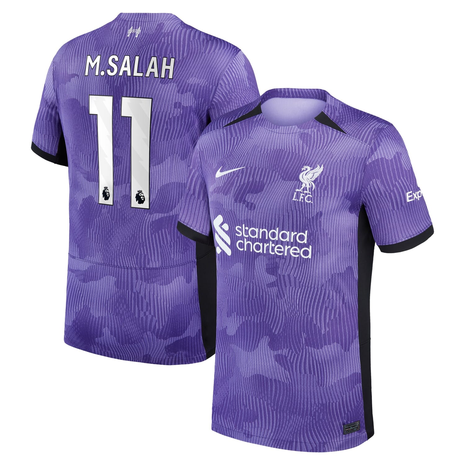 Premier League Liverpool Third Jersey Shirt 2023-24 player Mohamed Salah 11 printing for Men