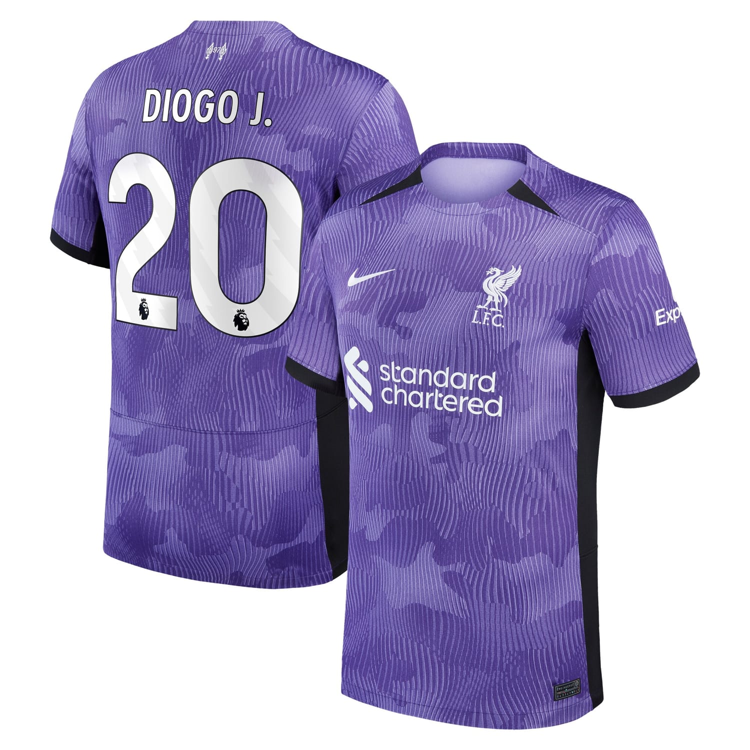 Premier League Liverpool Third Jersey Shirt 2023-24 player Diogo Jota 20 printing for Men