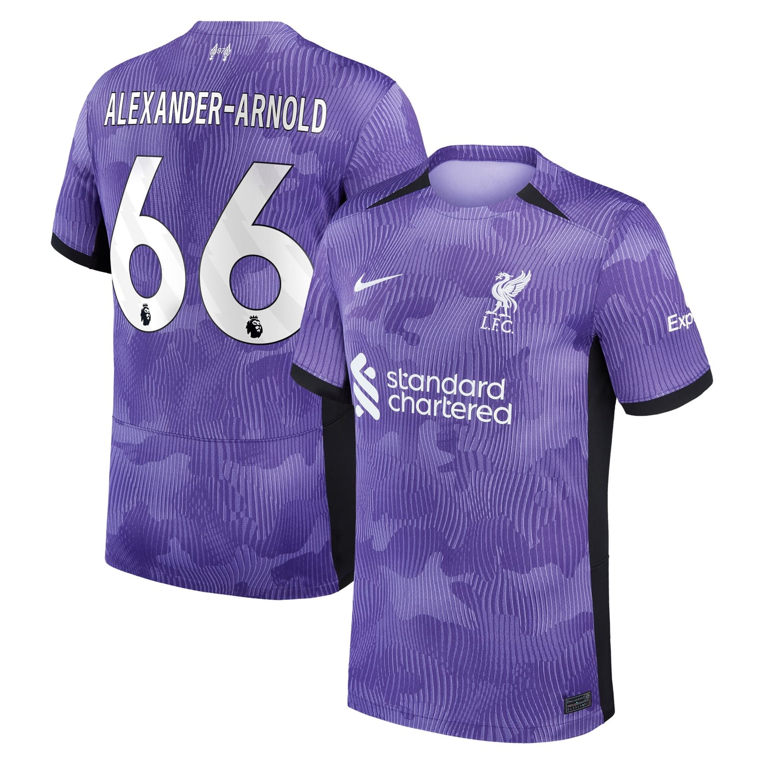 Premier League Liverpool Third Jersey Shirt 2023-24 player Trent Alexander-Arnold 66 printing for Men