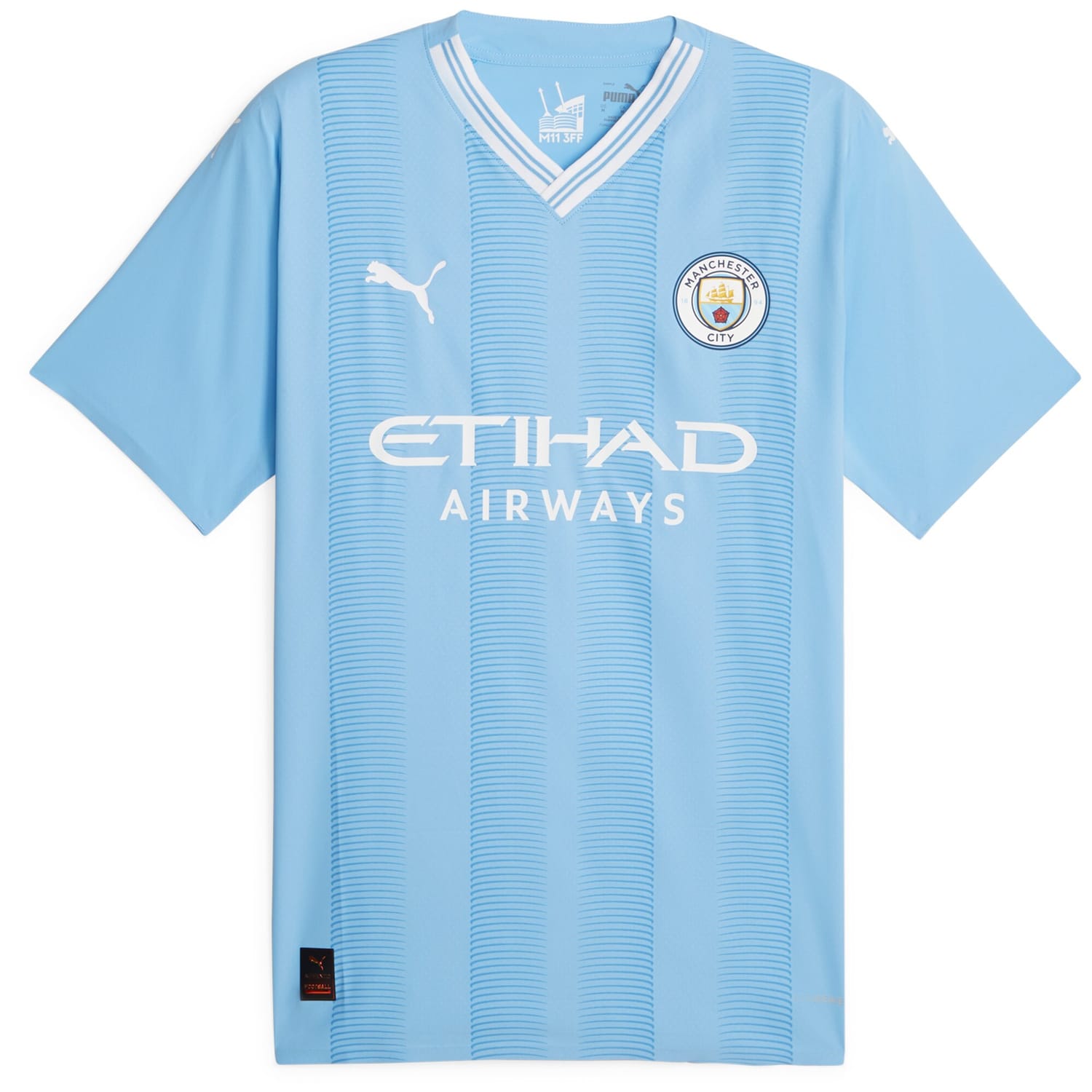 Premier League Manchester City Home Authentic Jersey Shirt 2023-24 player J.Alvarez 19 printing for Men