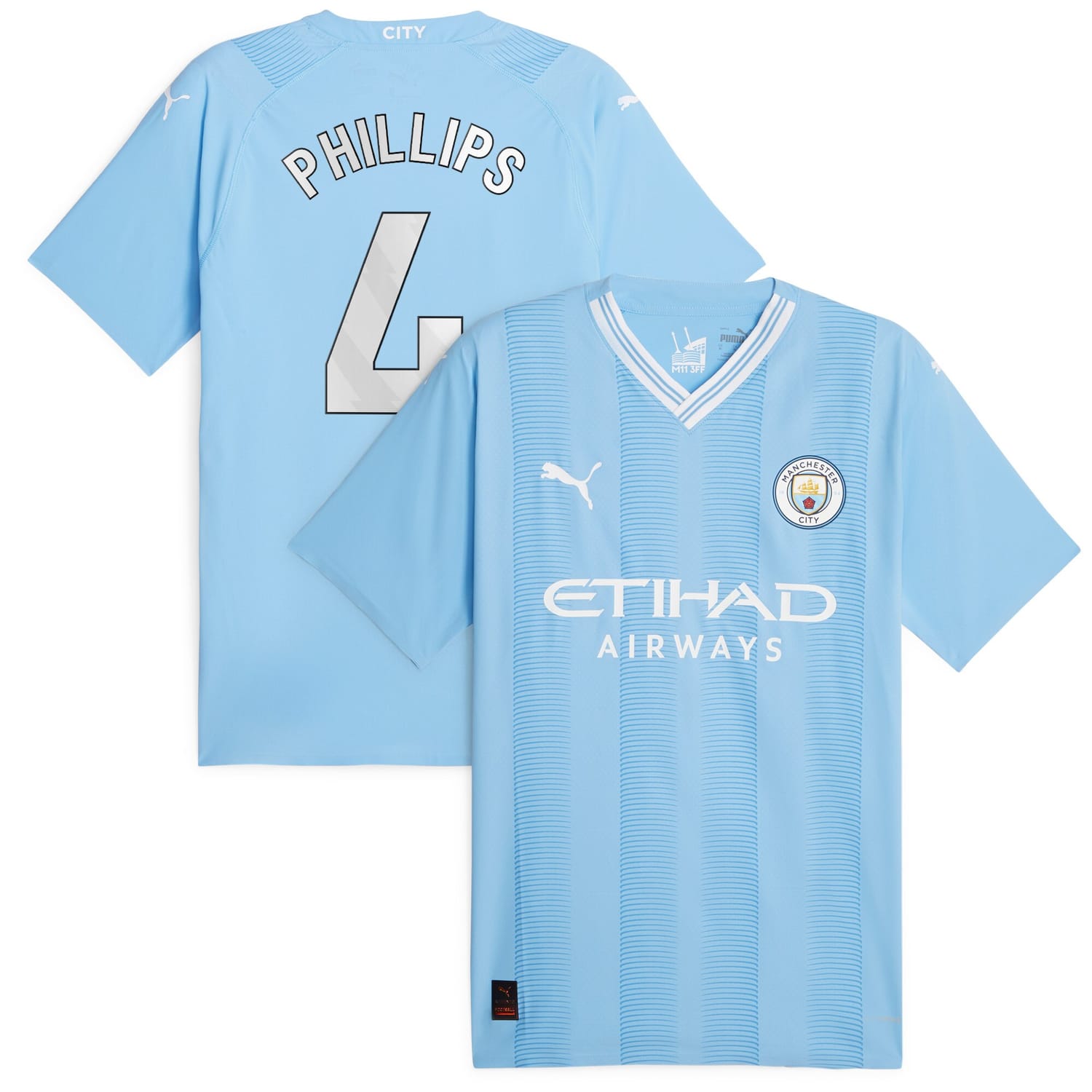 Premier League Manchester City Home Authentic Jersey Shirt 2023-24 player Kalvin Phillips 4 printing for Men