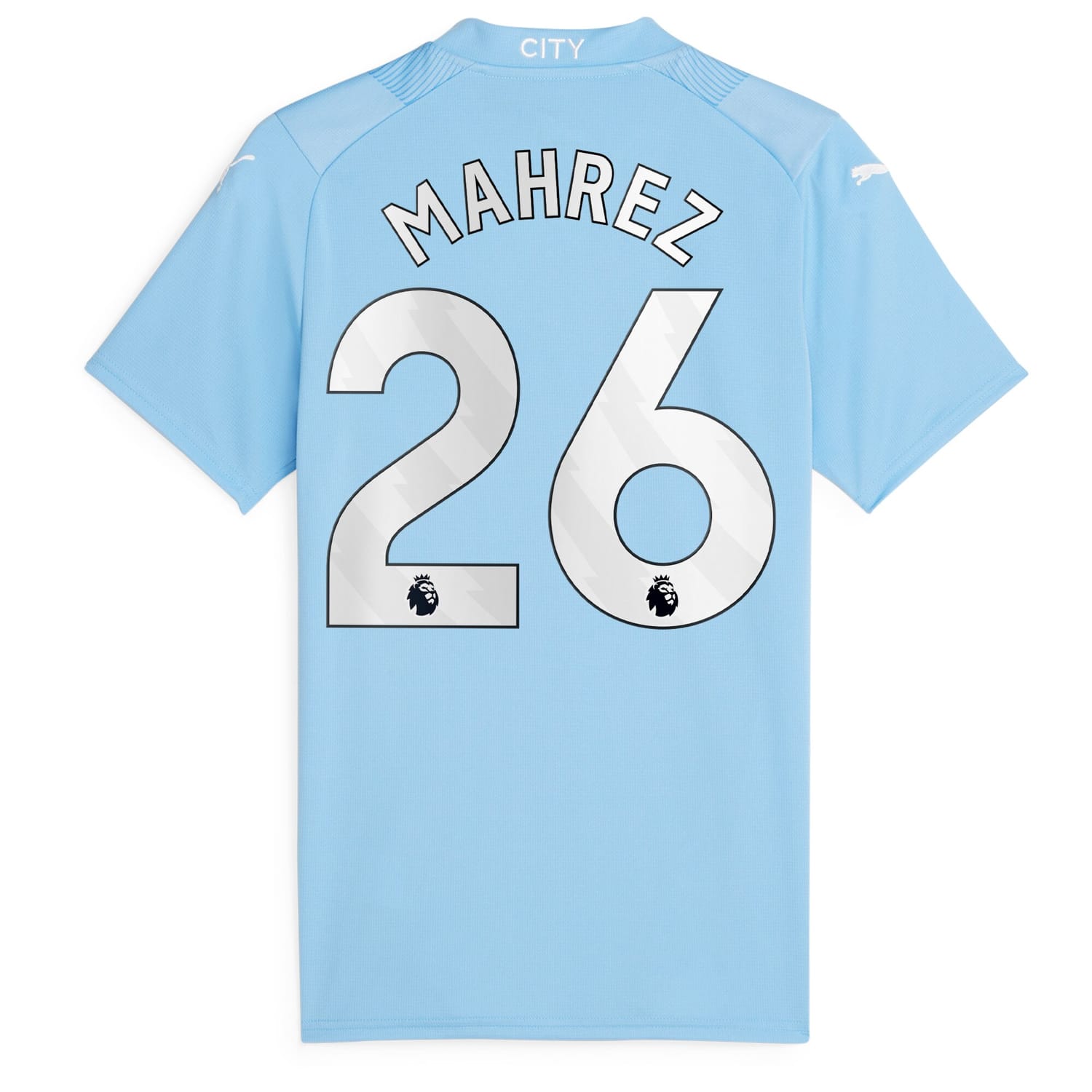 Premier League Manchester City Home Jersey Shirt 2023-24 player Riyad Mahrez 26 printing for Women