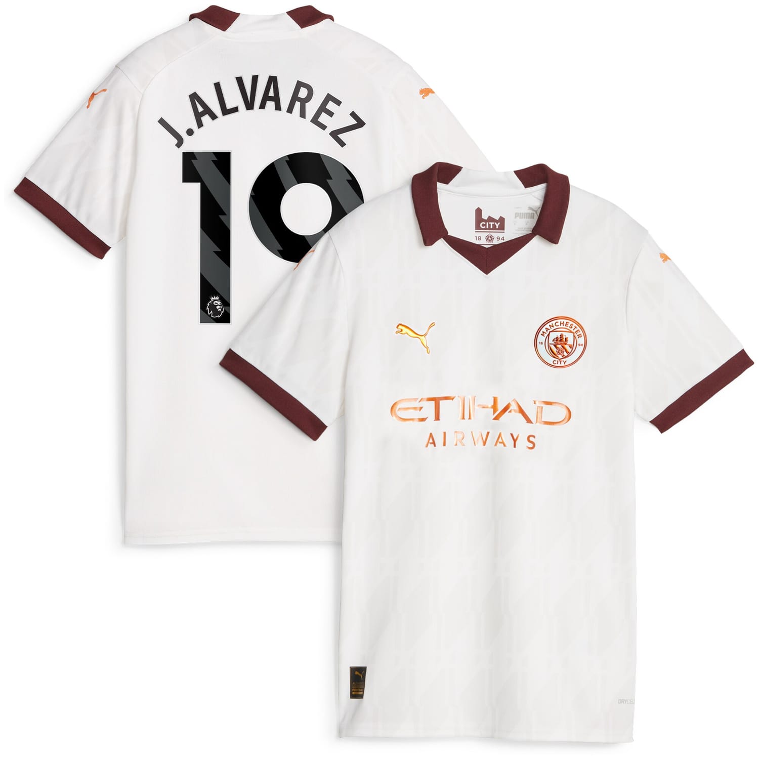 Premier League Manchester City Away Jersey Shirt 2023-24 player Julián Álvarez 19 printing for Women