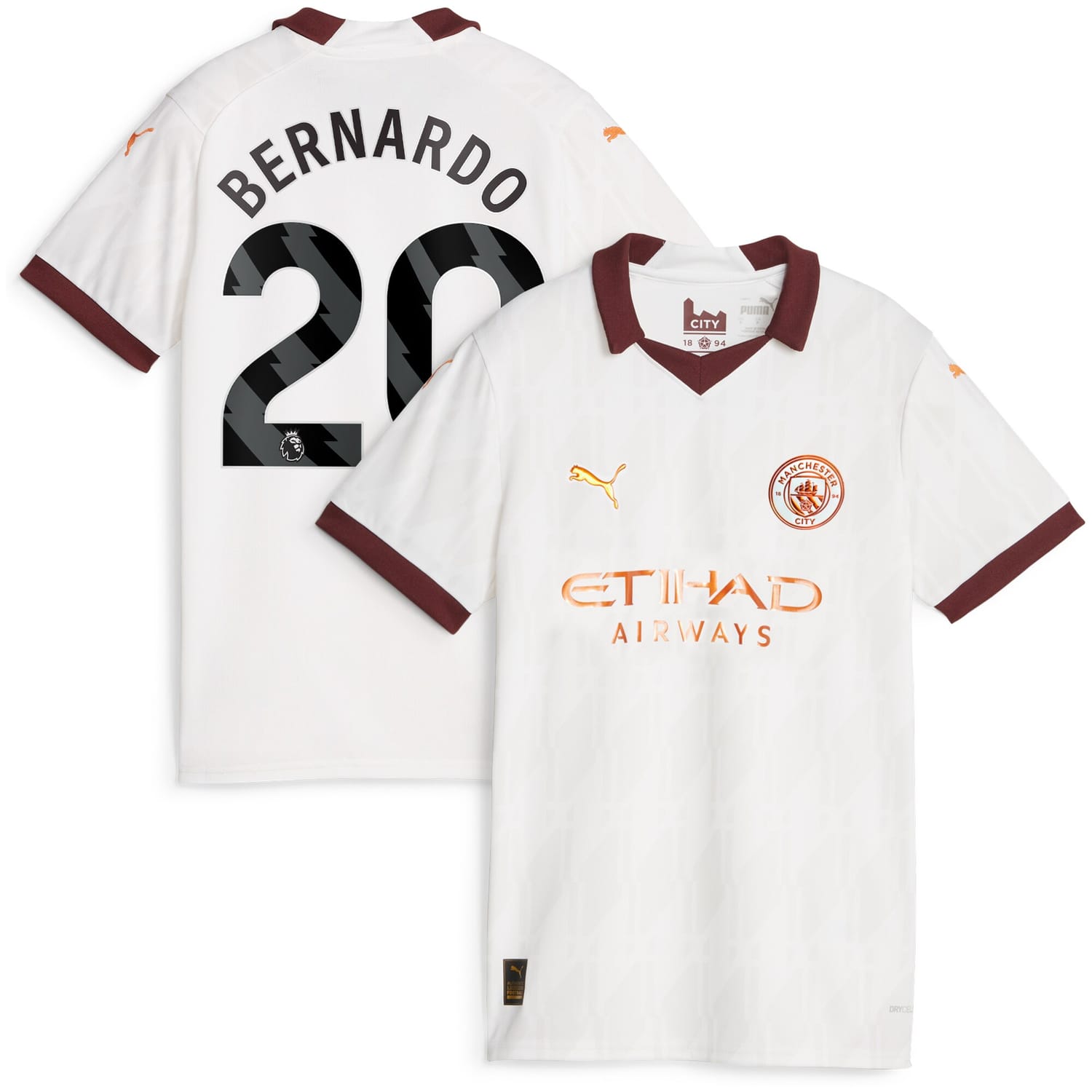 Premier League Manchester City Away Jersey Shirt 2023-24 player Bernardo Silva 20 printing for Women
