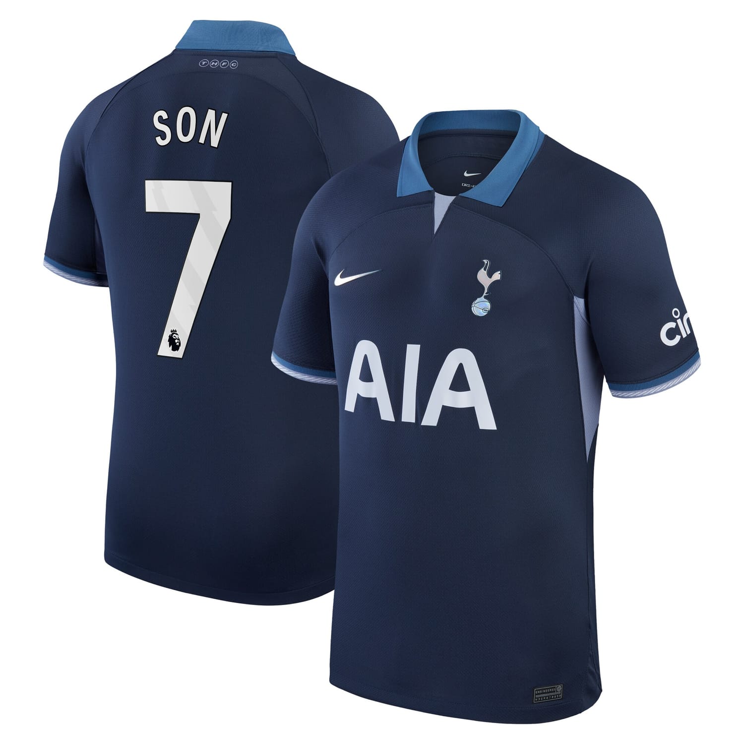 Premier League Tottenham Hotspur Away Jersey Shirt 2023-24 player Son Heung-Min 7 printing for Men