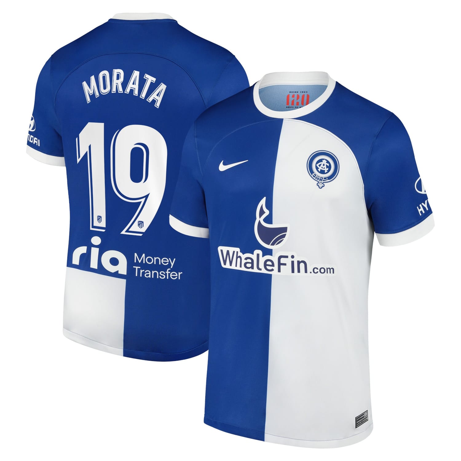 La Liga Atletico de Madrid Jersey Shirt 2022-23 player Álvaro Morata 19 printing for Men