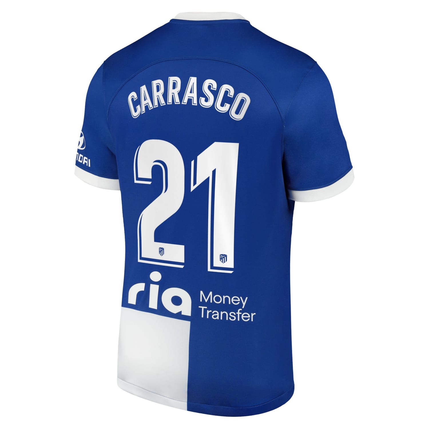 La Liga Atletico de Madrid Jersey Shirt 2022-23 player Yannick Carrasco 21 printing for Men