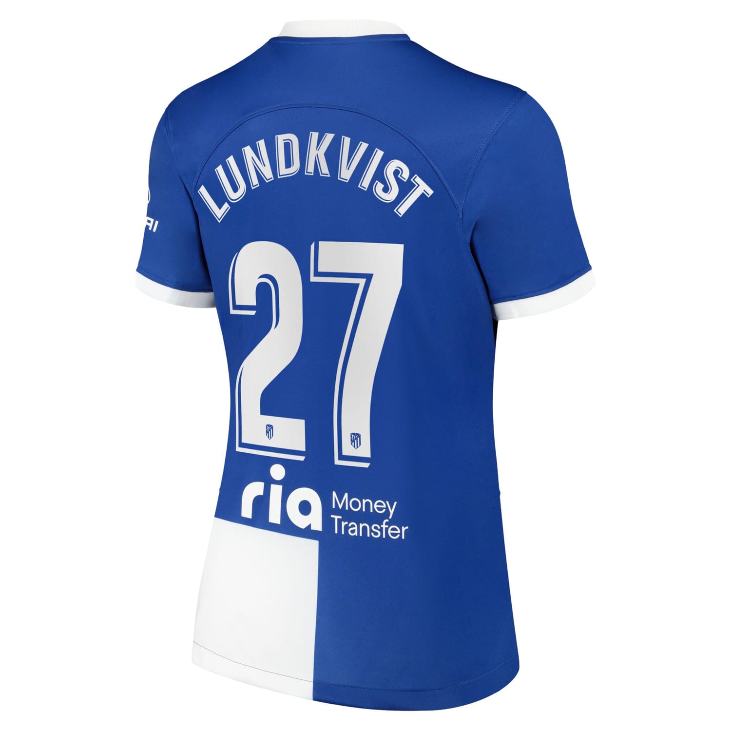 La Liga Atletico de Madrid Jersey Shirt 2022-23 player Hanna Lundkvist 27 printing for Women