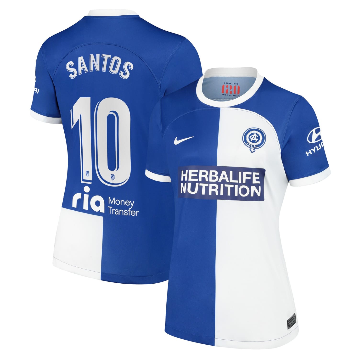La Liga Atletico de Madrid Jersey Shirt 2022-23 player Leicy Santos 10 printing for Women