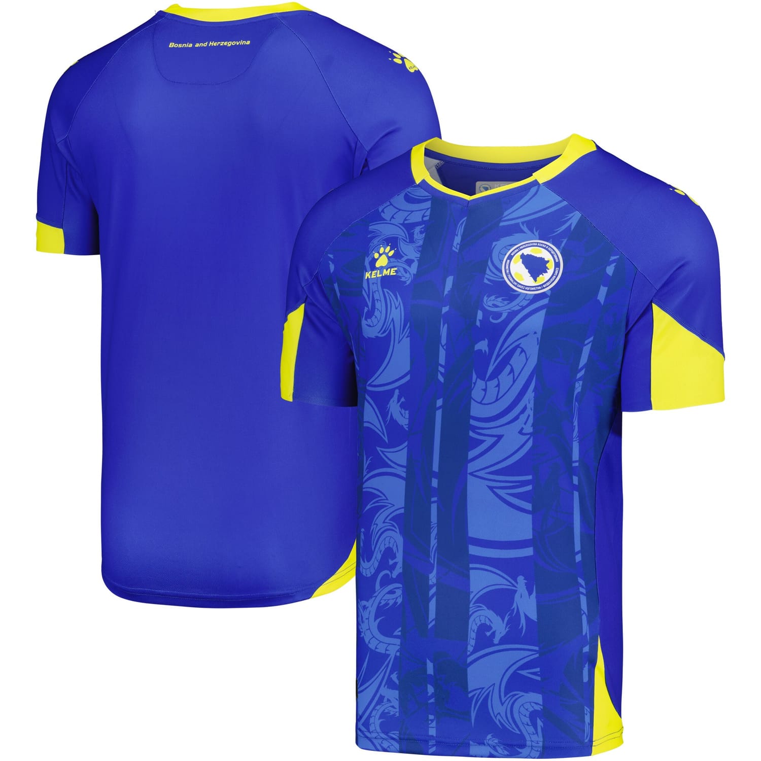 Bosnia & Herzegovina National Team Home Jersey Shirt 2023-24 for Men
