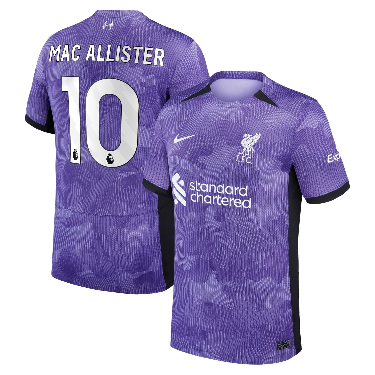Premier League Liverpool Third Jersey Shirt 2023-24 player Alexis Mac Allister 10 printing for Men