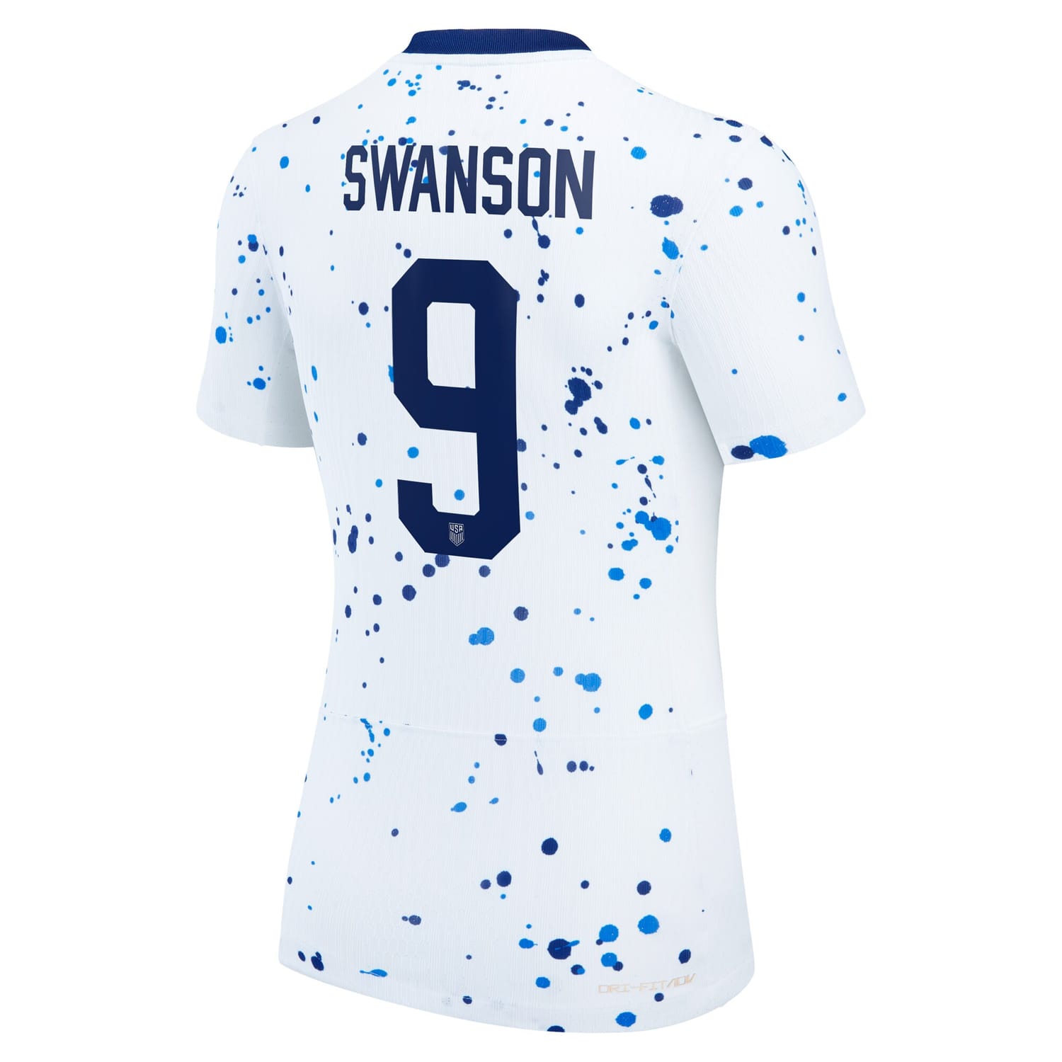 USWNT Home Authentic Jersey Shirt White 2023 player Mallory Swanson printing for Women