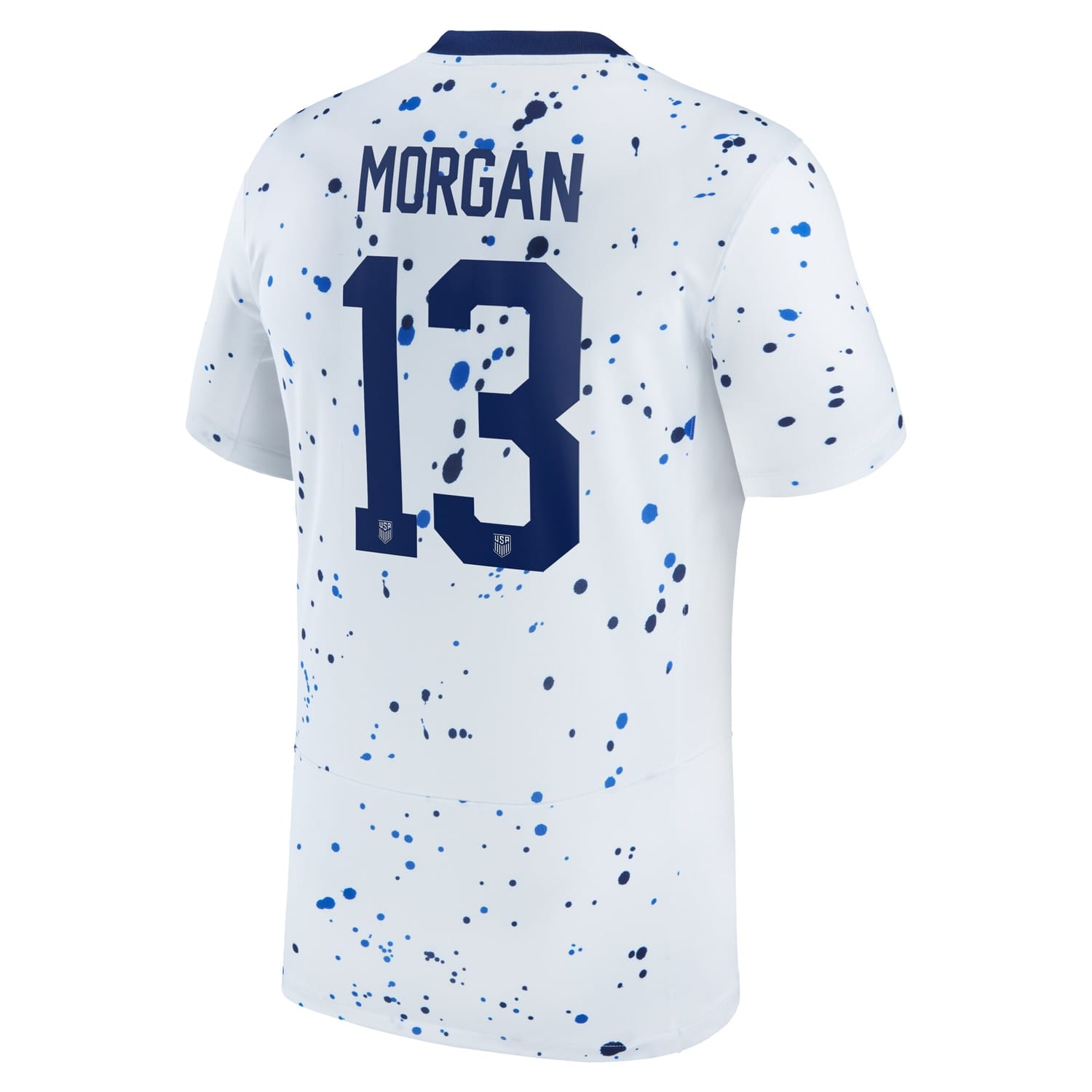USWNT Home Jersey Shirt White 2023 player Alex Morgan printing for Men