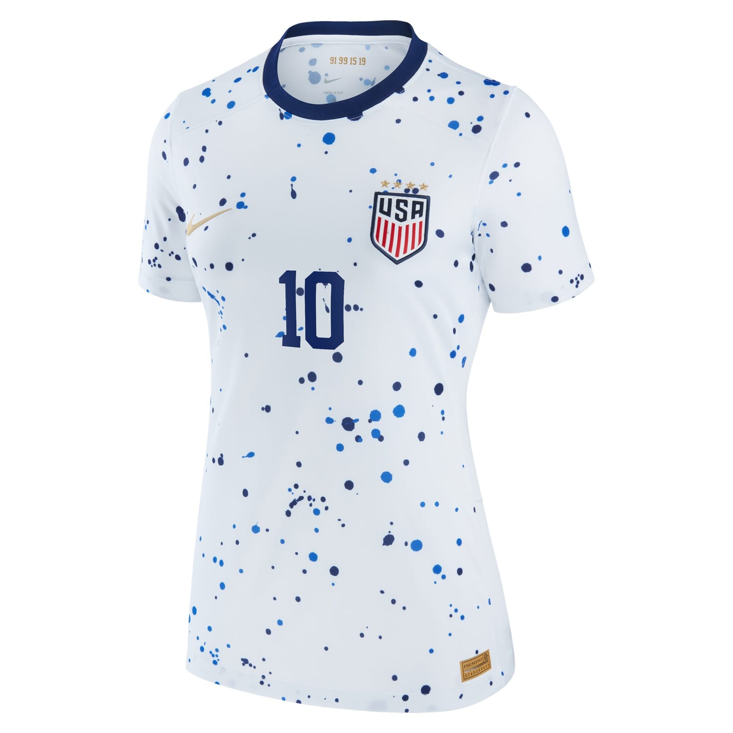 USWNT Home Jersey Shirt White 2023 player Lindsey Horan printing for Women