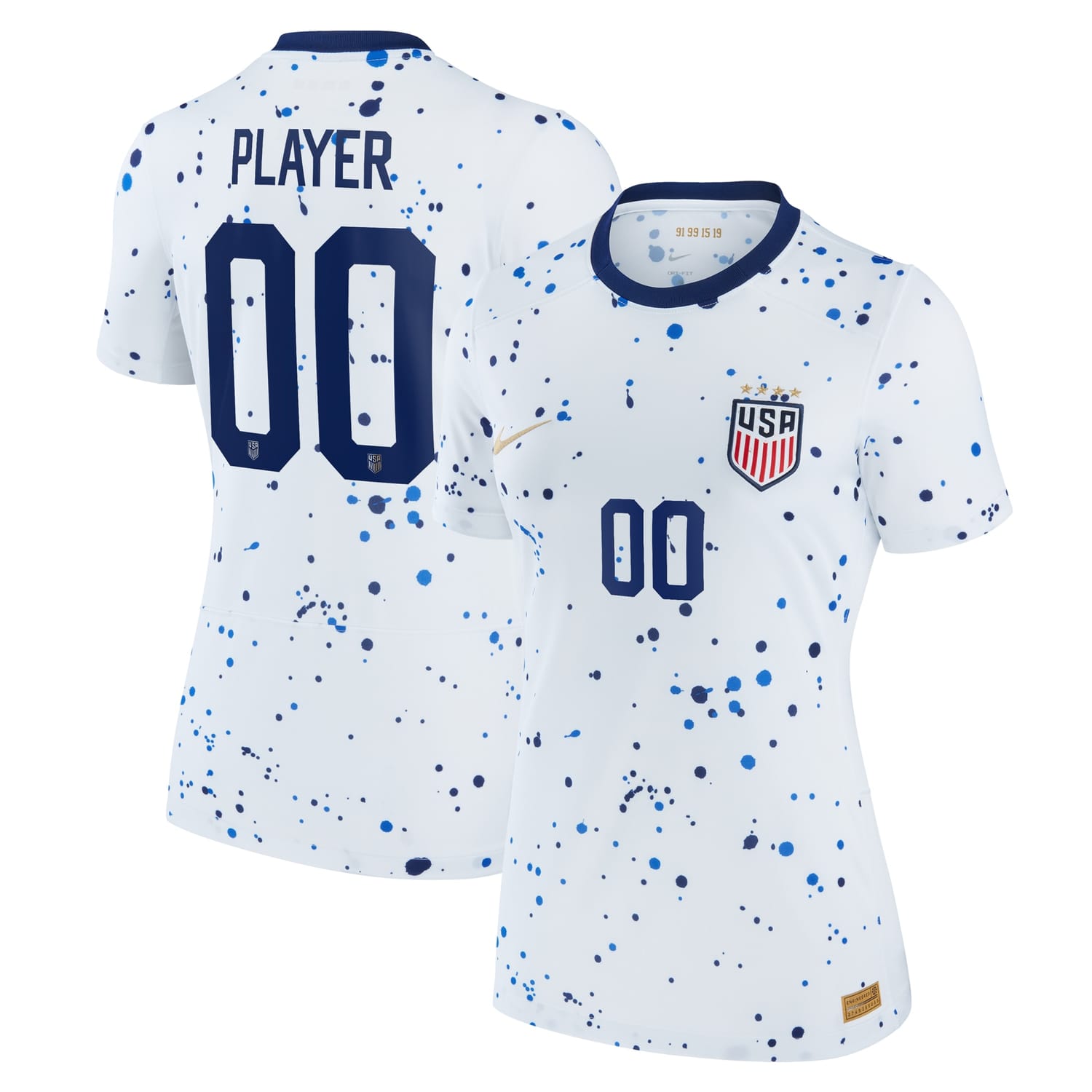 USWNT Home Jersey Shirt White 2023 for Women