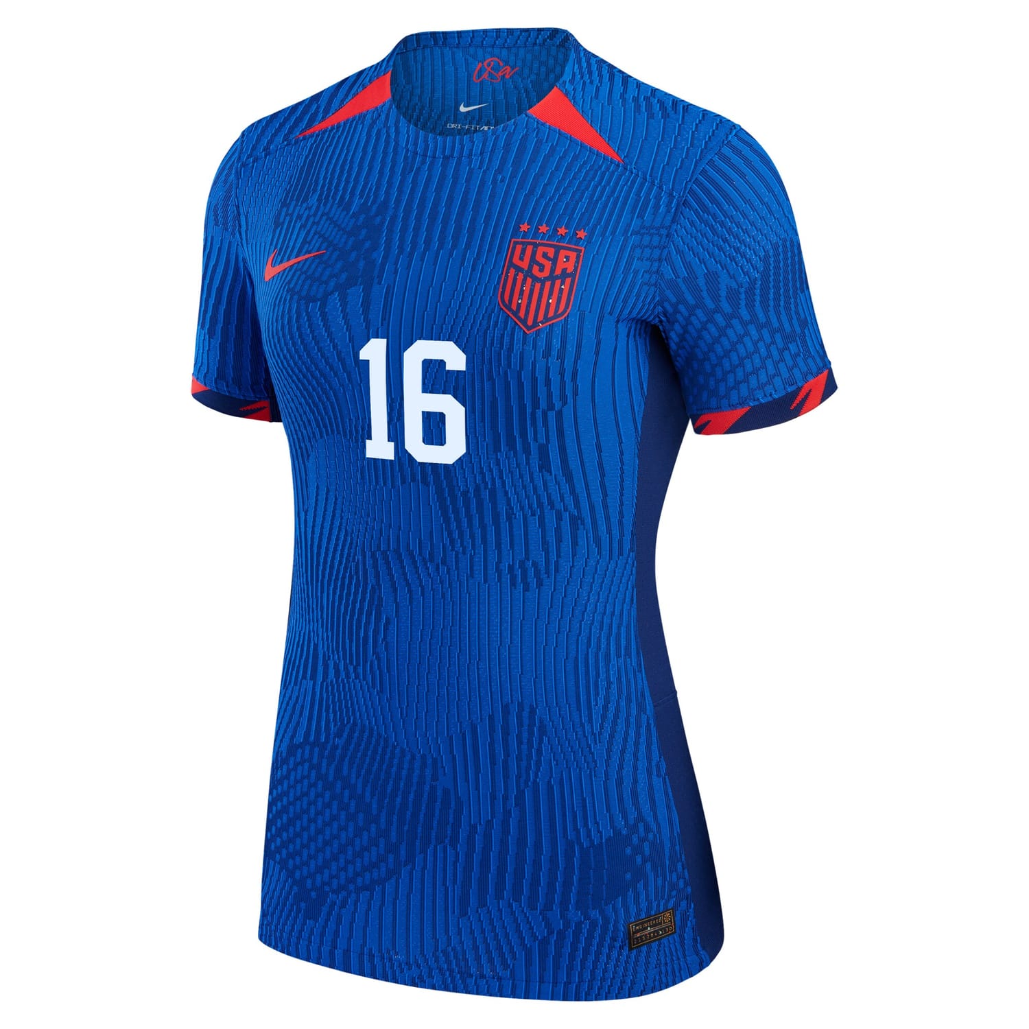 USWNT Away Authentic Jersey Shirt Royal 2023 player Rose Lavelle printing for Women