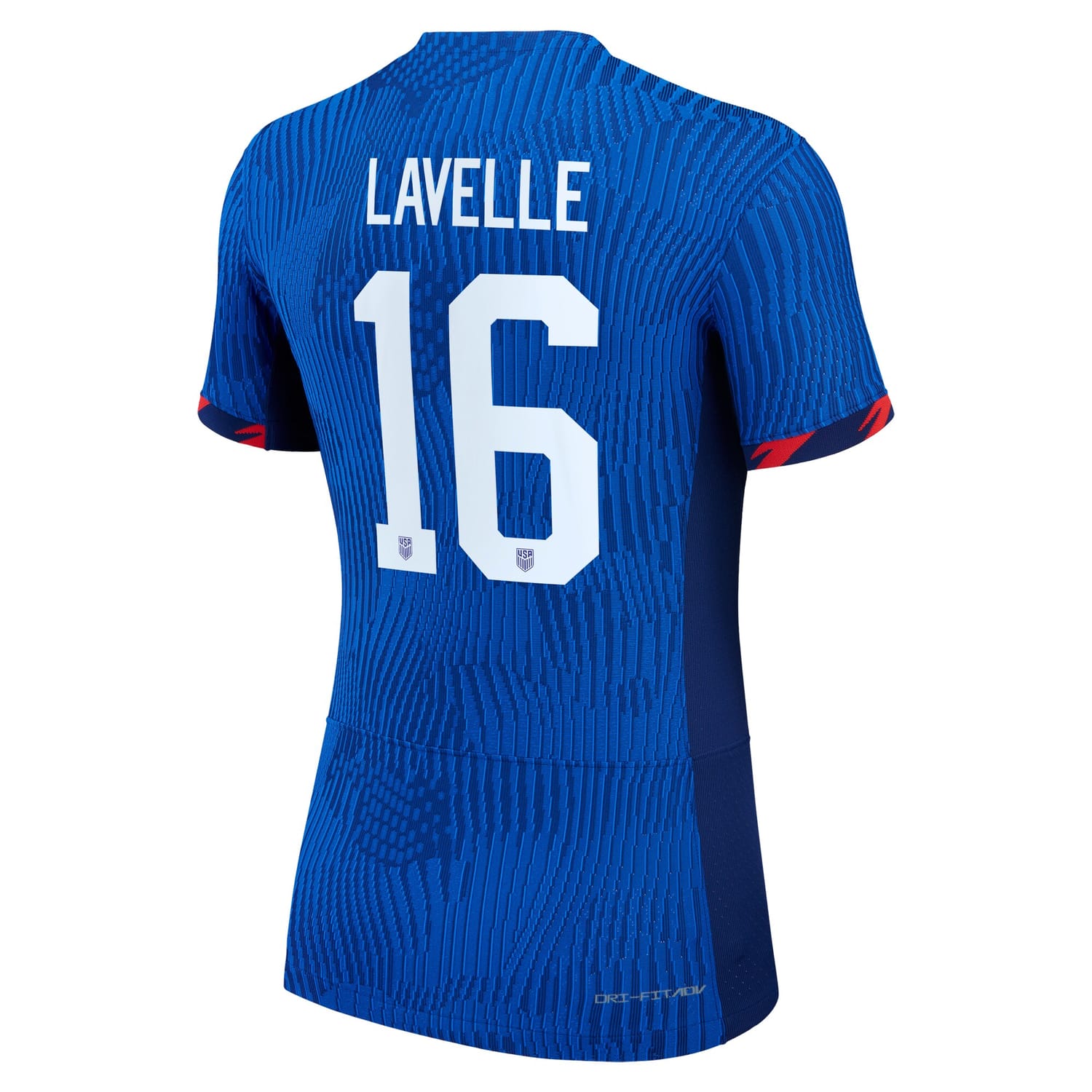 USWNT Away Authentic Jersey Shirt Royal 2023 player Rose Lavelle printing for Women