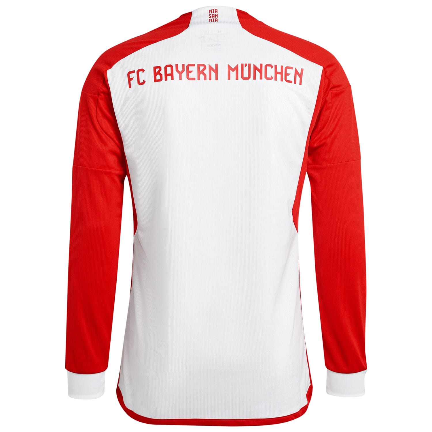Bundesliga Bayern Munich Home Jersey Shirt Long Sleeve White 2023-24 for Men