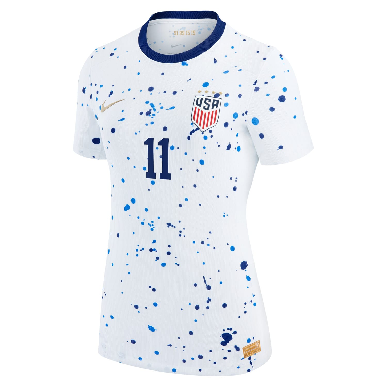 USWNT Home Authentic Jersey Shirt White 2023 player Sophia Smith printing for Women