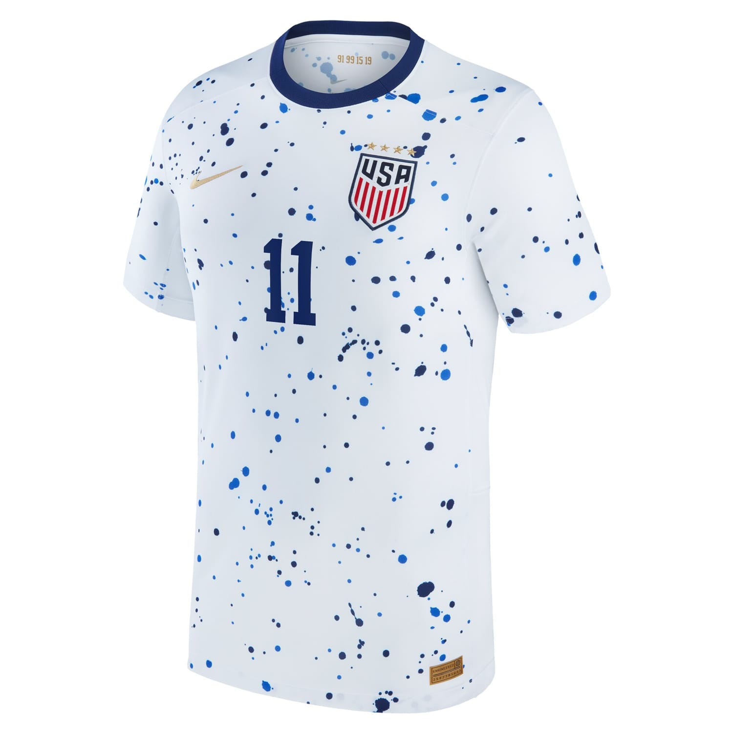 USWNT Home Jersey Shirt White 2023 player Sophia Smith printing for Men