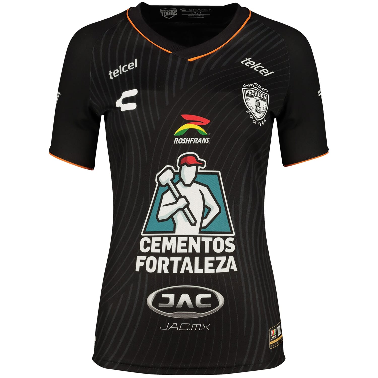Liga MX C.F. Pachuca Away Authentic Jersey Shirt Black 2023-24 for Women